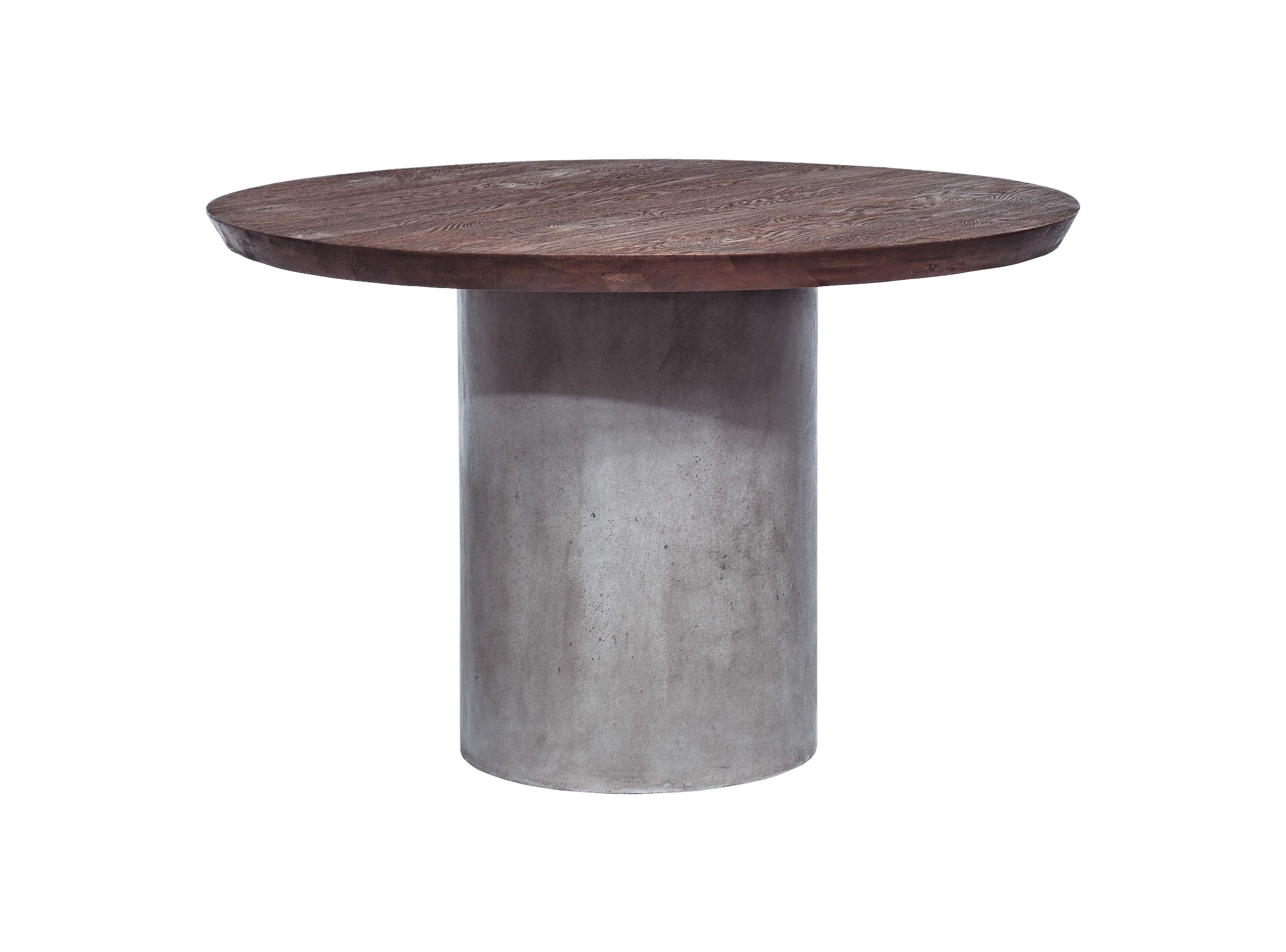 Renzo Modern Round & Concrete Dining Table