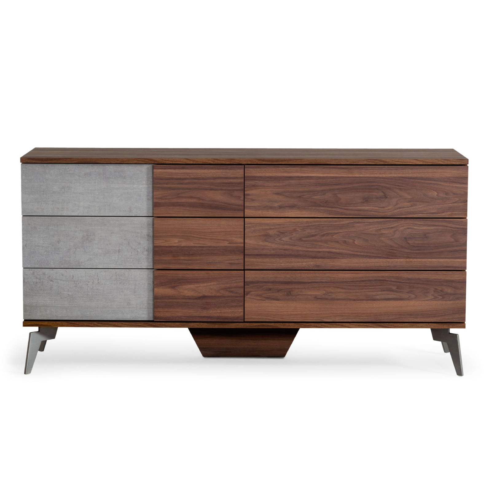 Palermo Modern Italian Faux Concrete Dresser