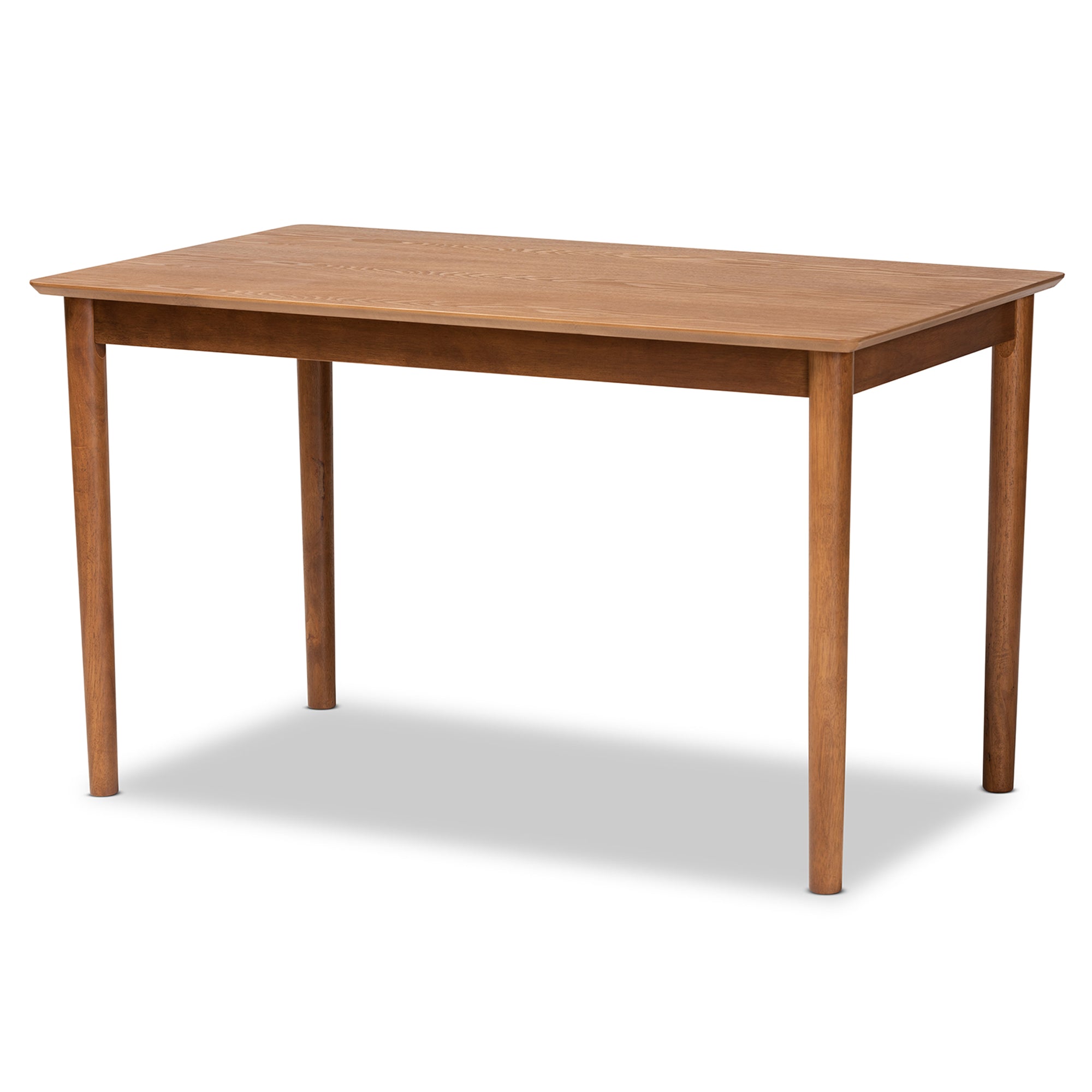 Nexus Mid-Century Modern Fabric Upholstered and Finished Wood 5-Piece Dining Set
