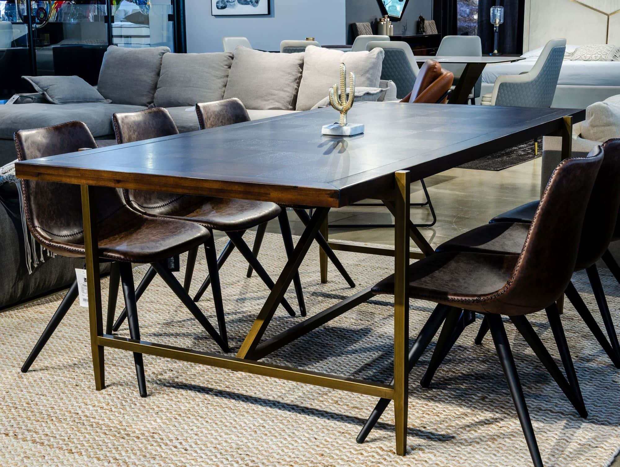 Shane Modern Acacia Dining Table