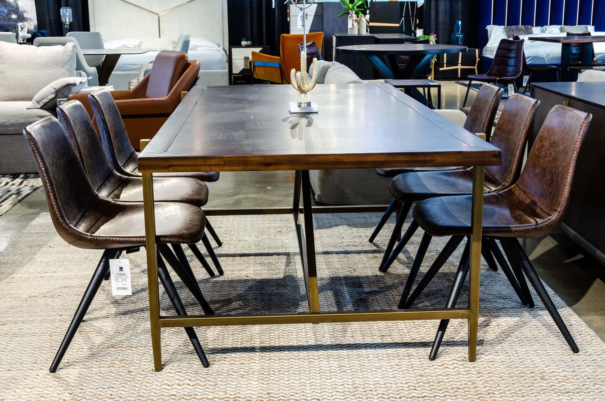 Shane Modern Acacia Dining Table