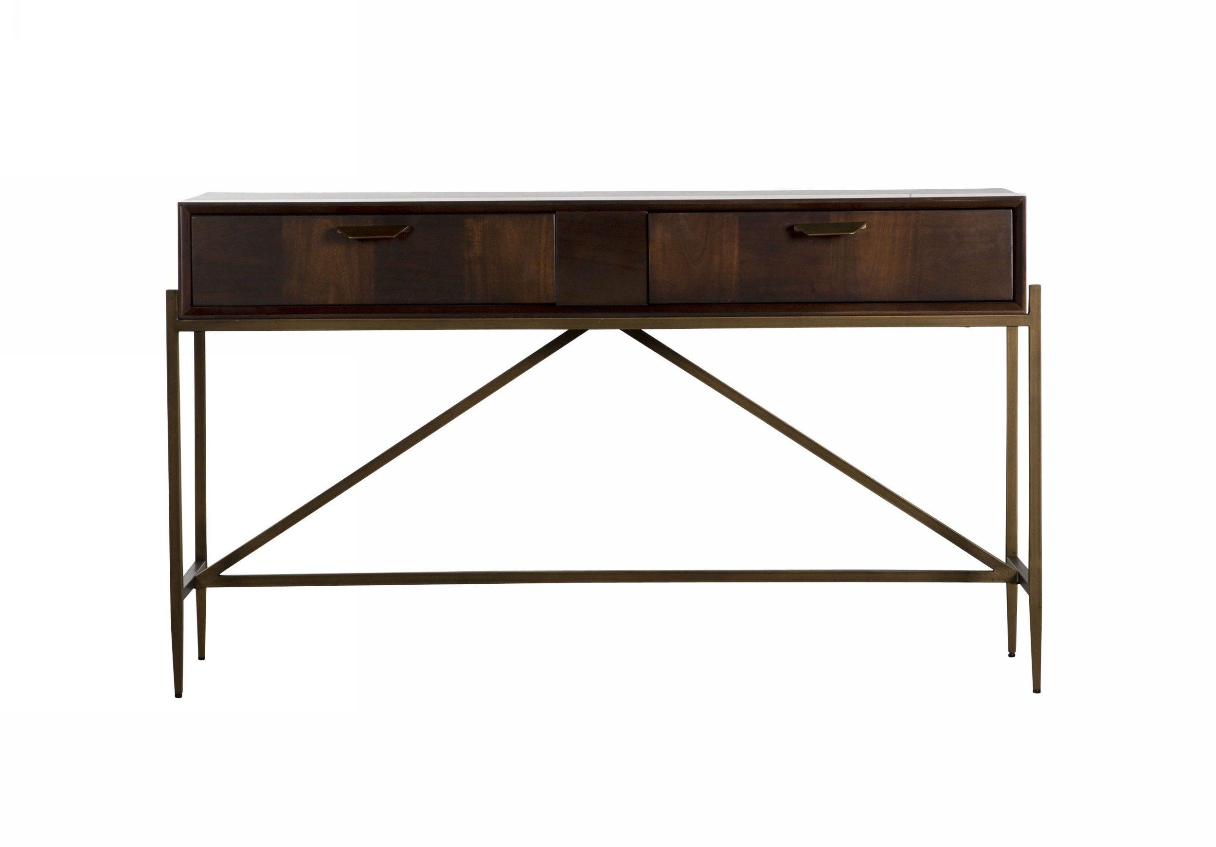 Shane Modern Acacia Console Table
