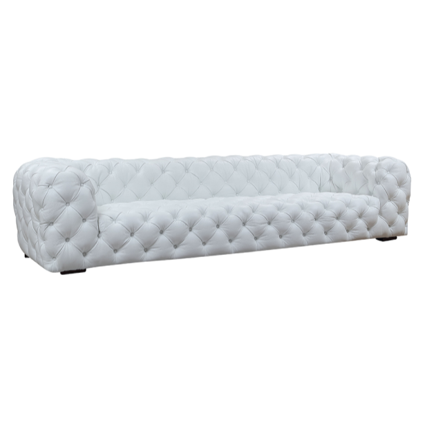 Dexter Transitional Italian Leather Sofa