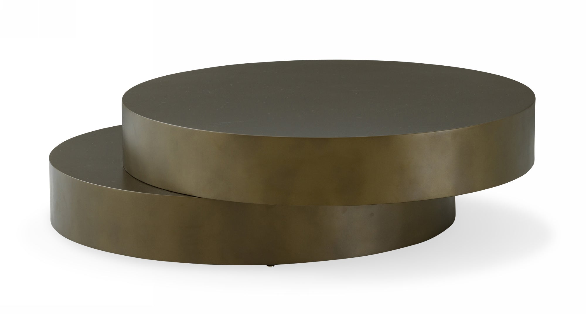 Modrest son - Glam Brushed Metallic Coffee Table-Coffee Table-VIG-Wall2Wall Furnishings