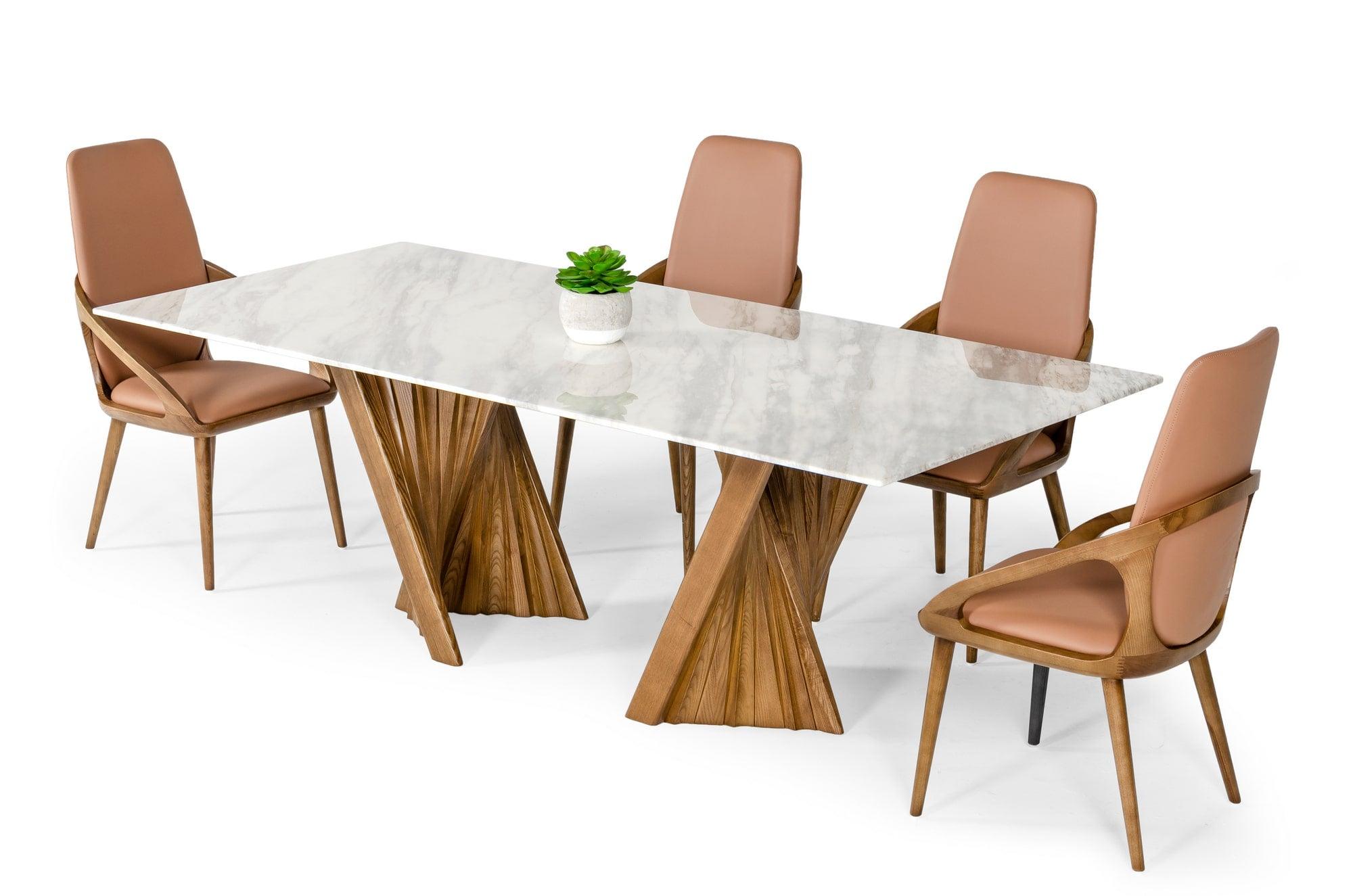 Cadence Modern Marble Dining Table