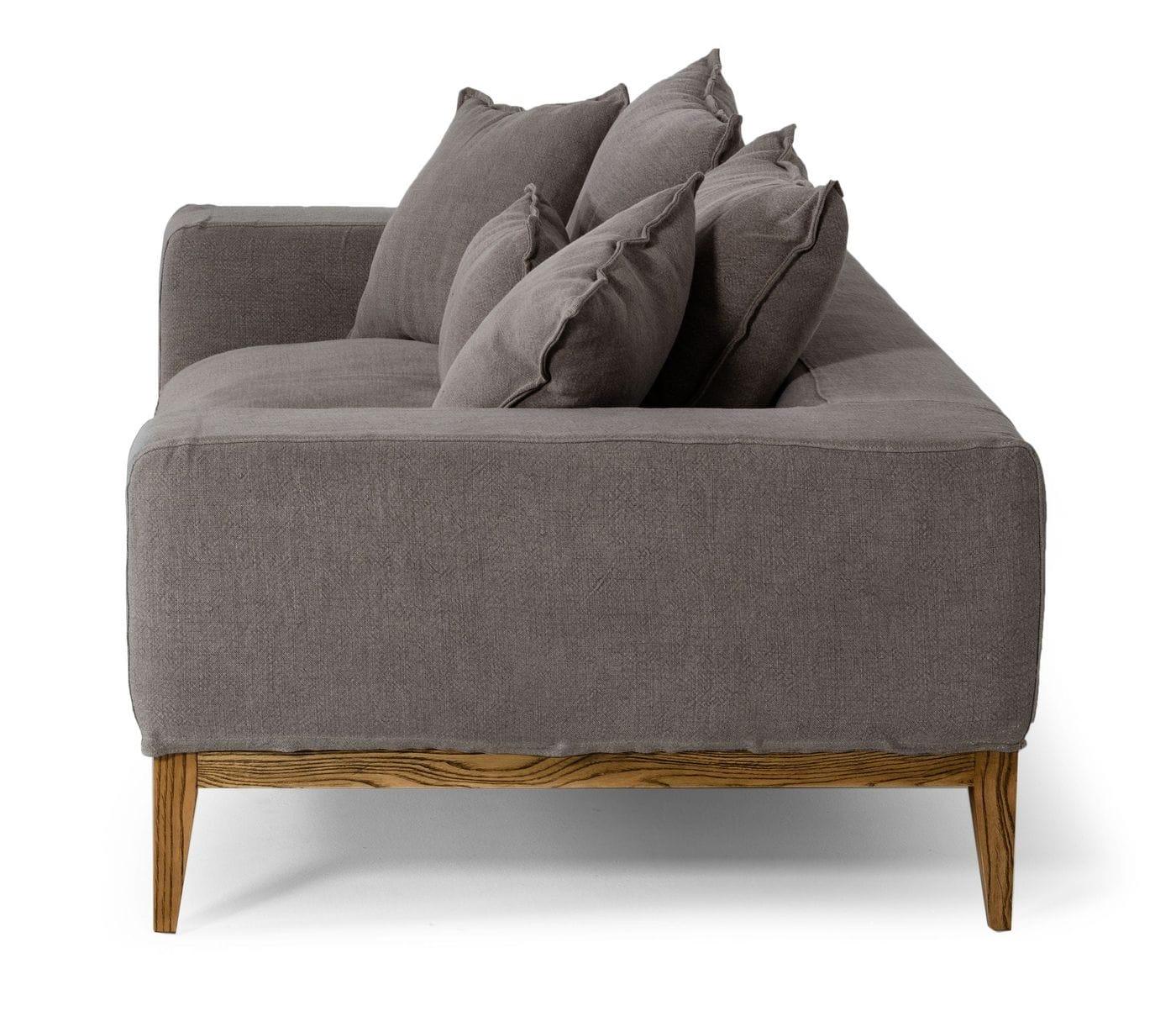 Corina Modern Linen Loveseat
