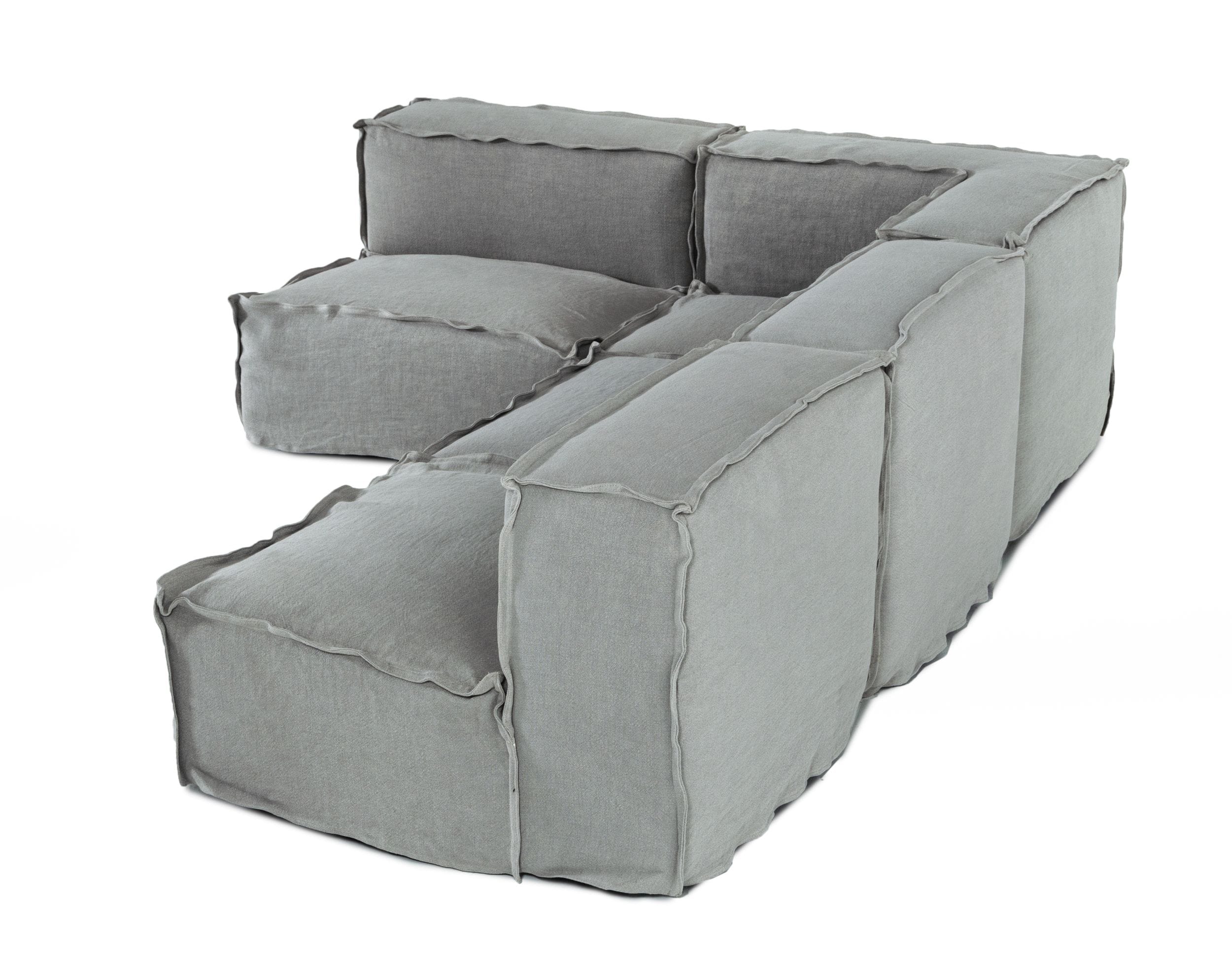 Navstar Contemporary Fabric Modular Sectional Sofa