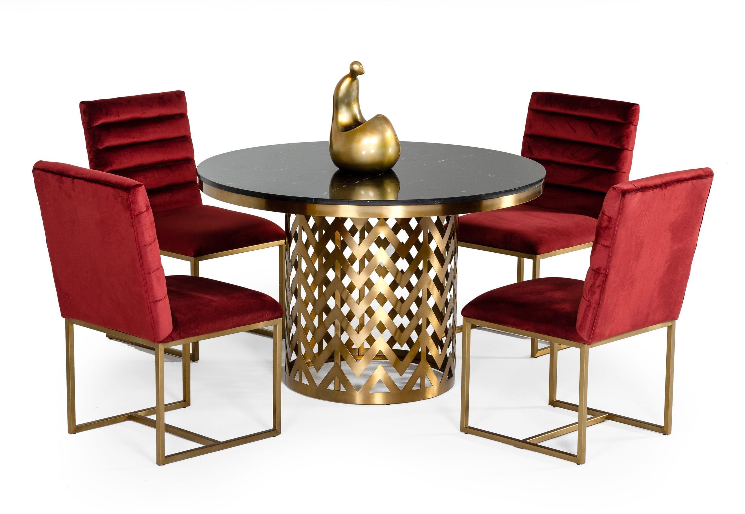 Kowal Glam Marble Dining Table