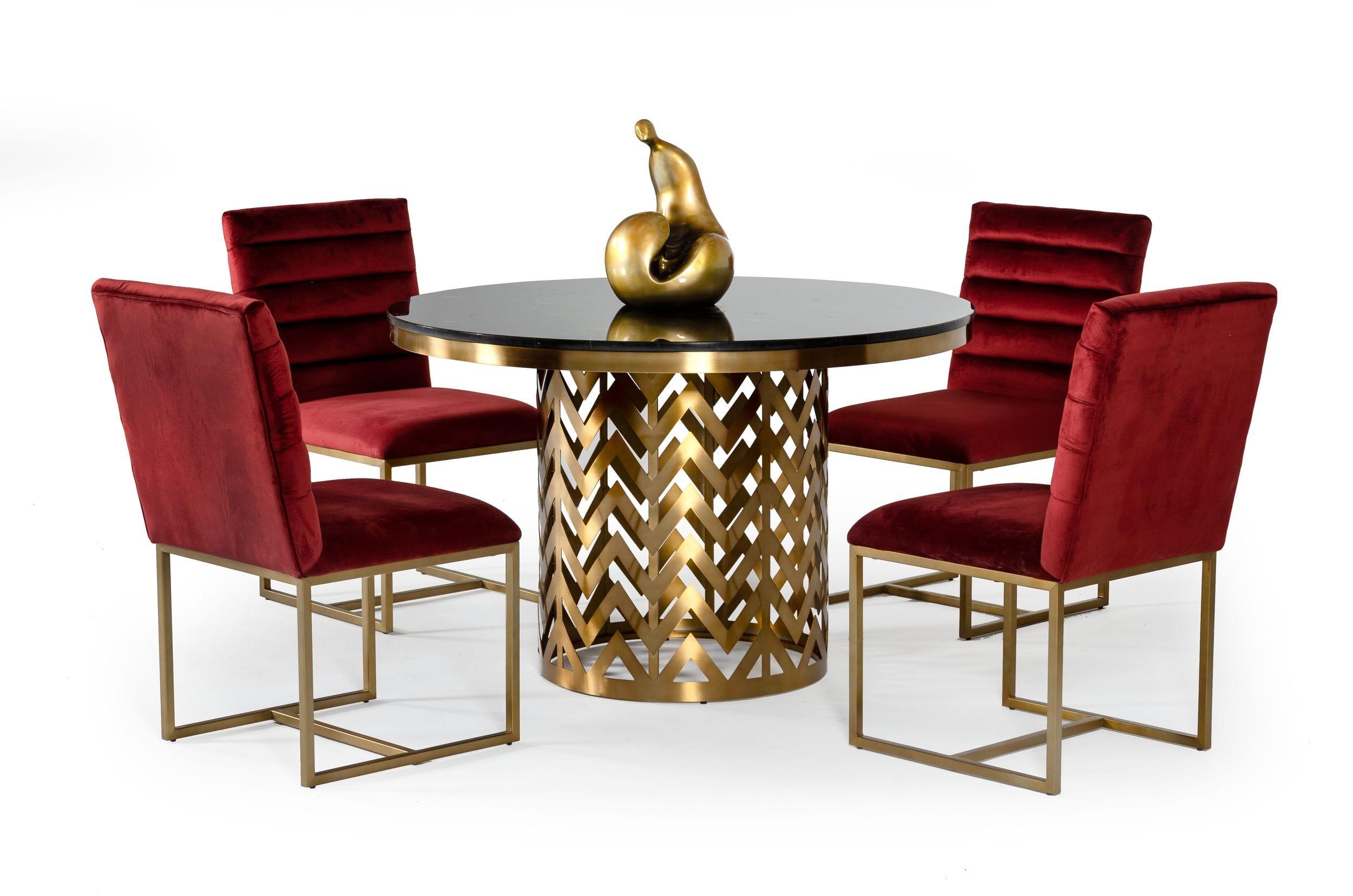 Kowal Glam Marble Dining Table