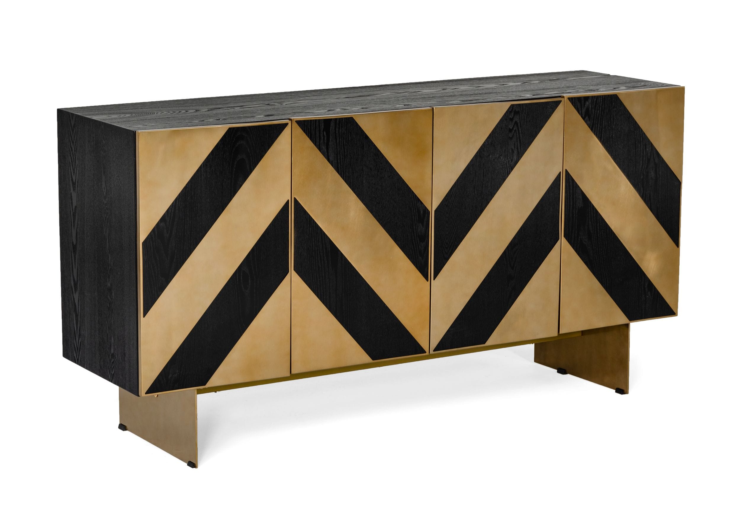 Perret Glam Ash & Brushed Modern Buffet