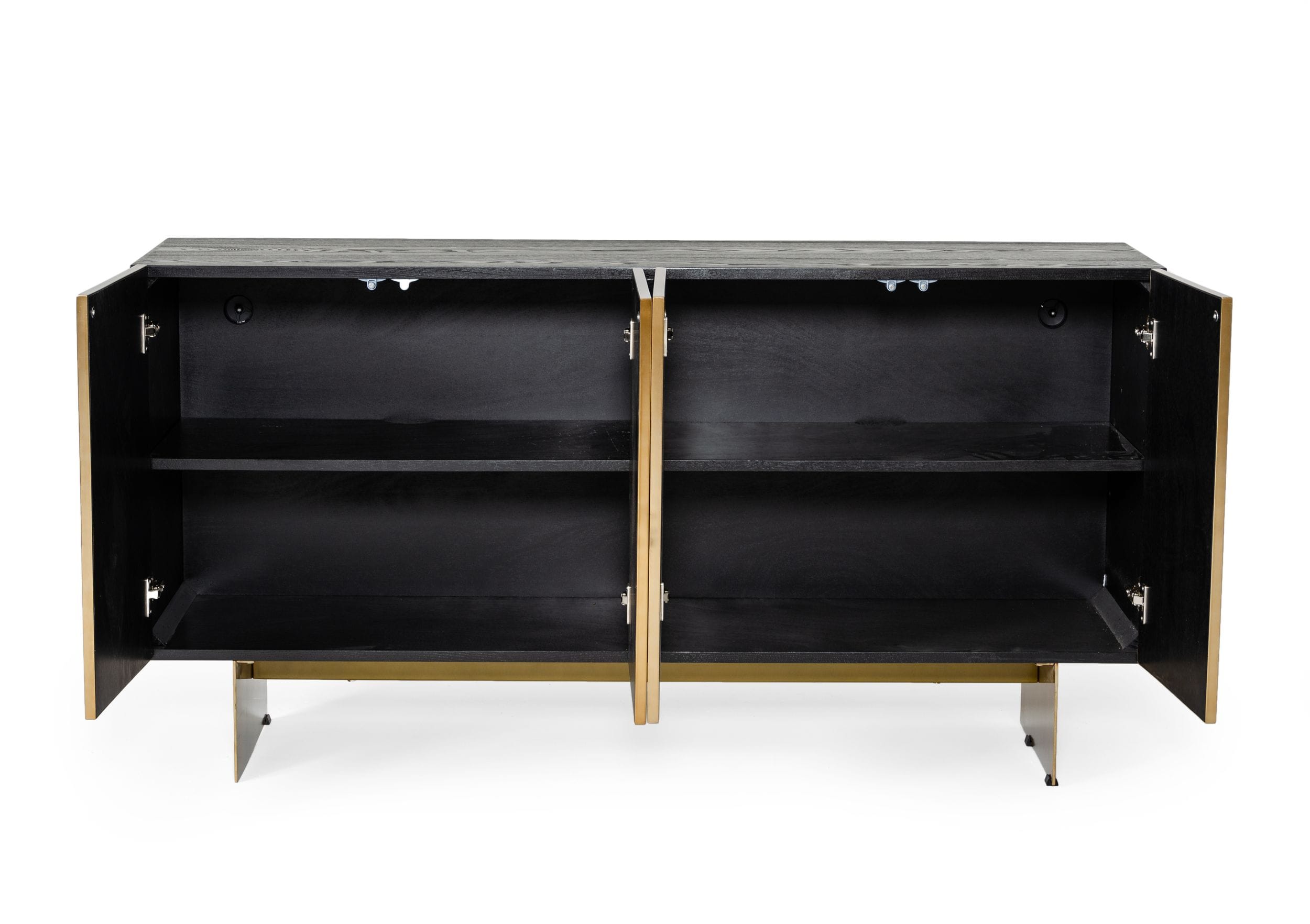 Perret Glam Ash & Brushed Modern Buffet
