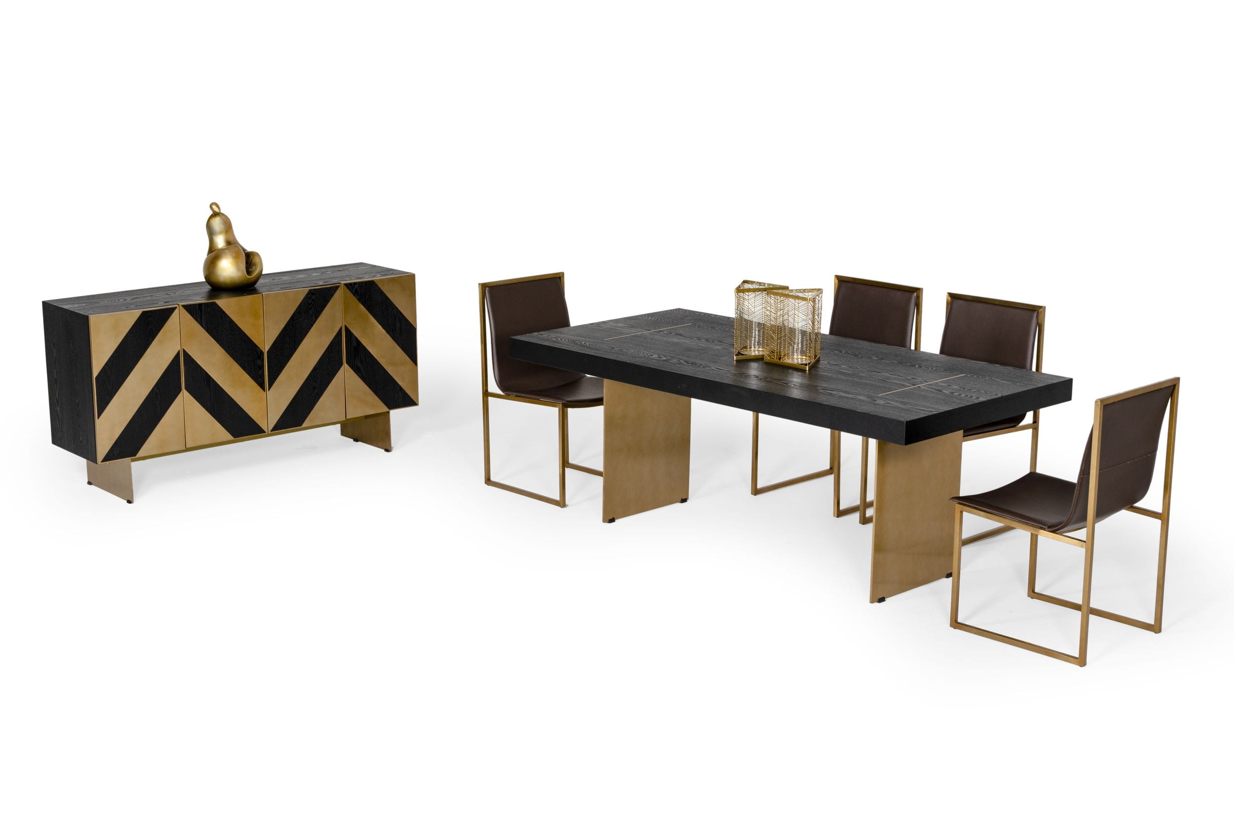 Perret Glam Ash & Brushed Modern Buffet