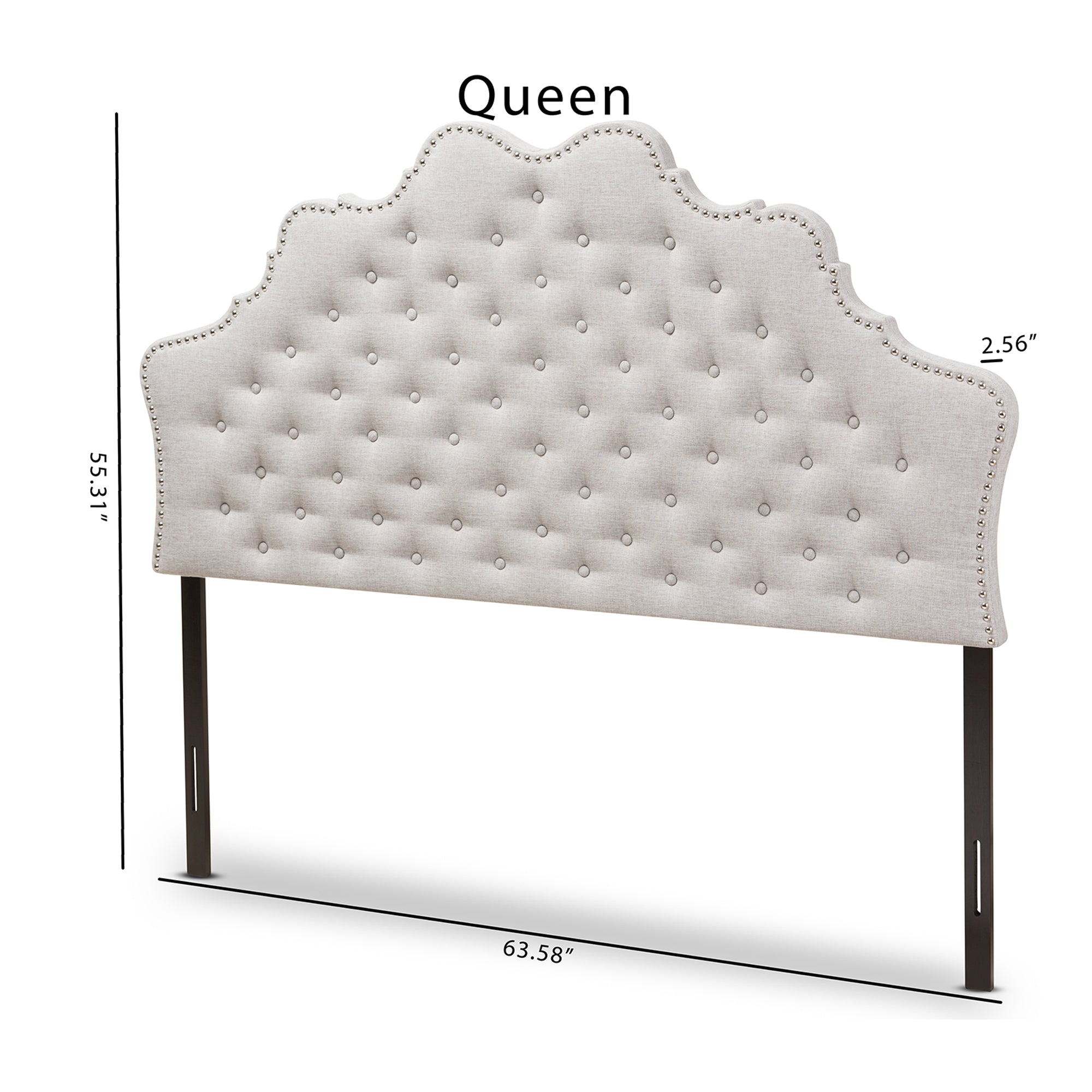 Hilda Modern and Contemporary Fabric Headboard