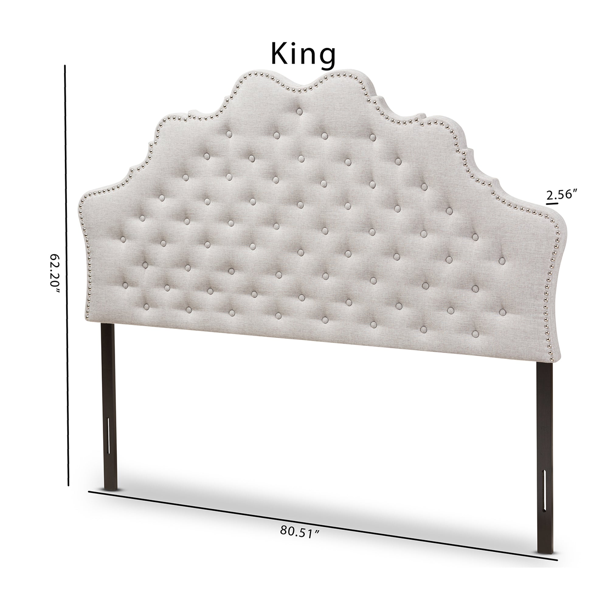 Hilda Modern and Contemporary Fabric Headboard