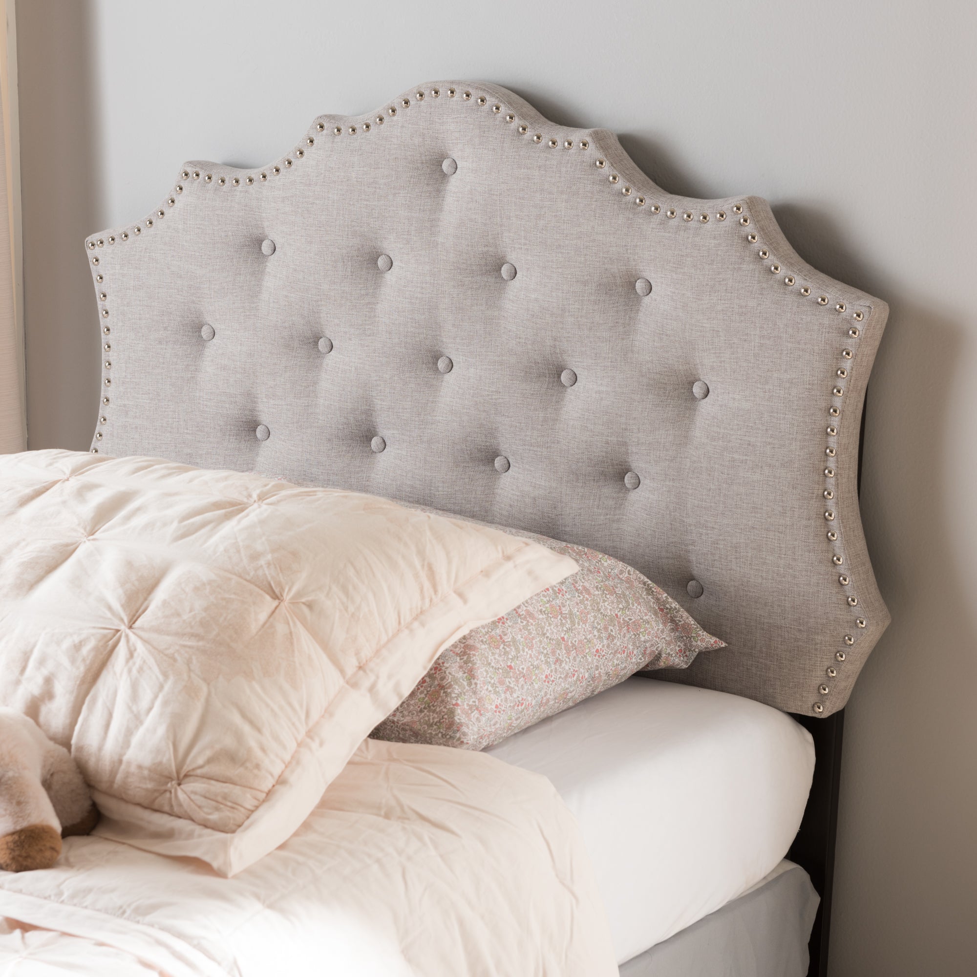 Aurora Modern and Contemporary Fabric Headboard