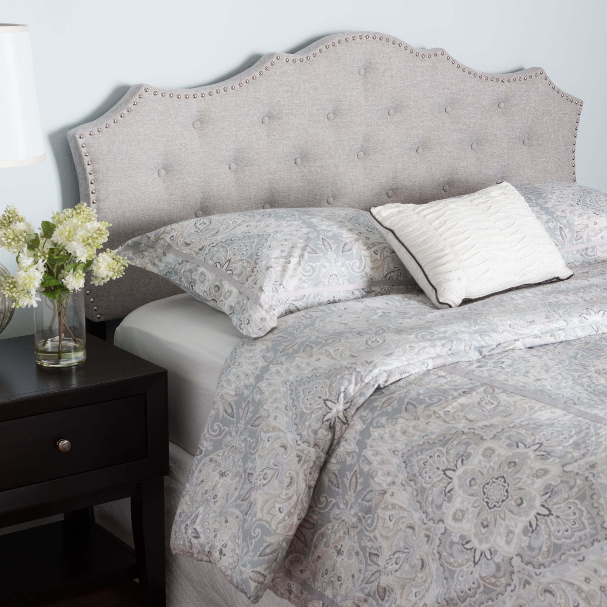 Aurora Modern and Contemporary Fabric Headboard