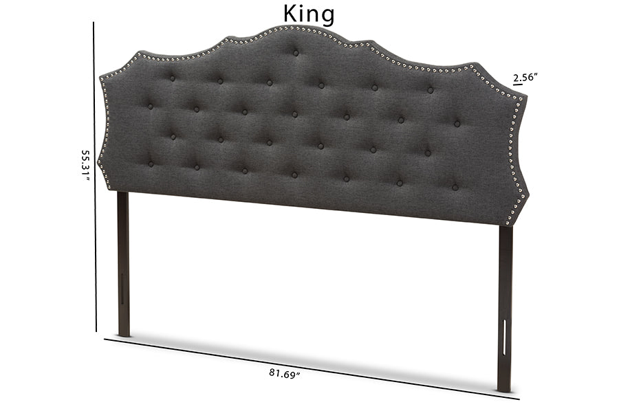 Aurora Modern and Contemporary Fabric Headboard