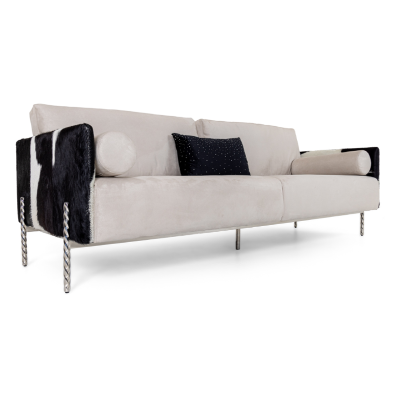 Pueblo Modern Cow-hide Sofa