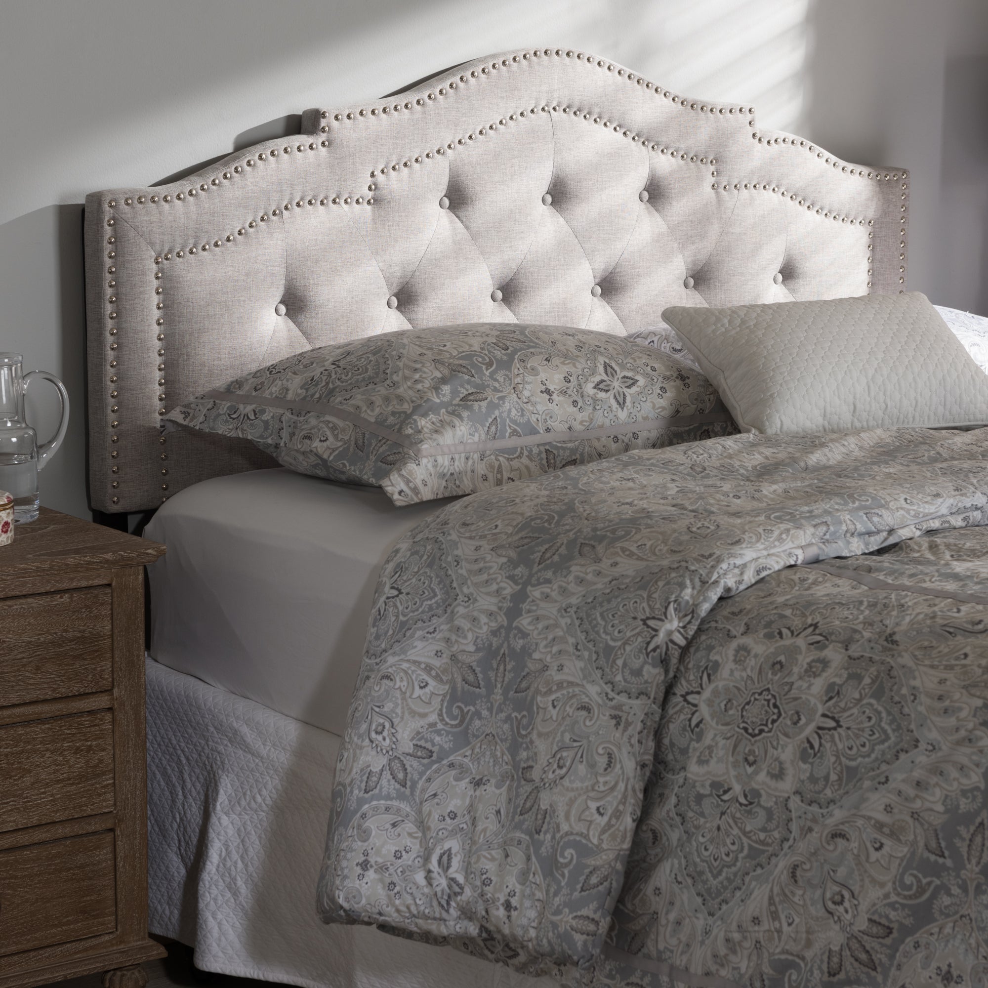 Edith Modern and Contemporary Fabric Headboard