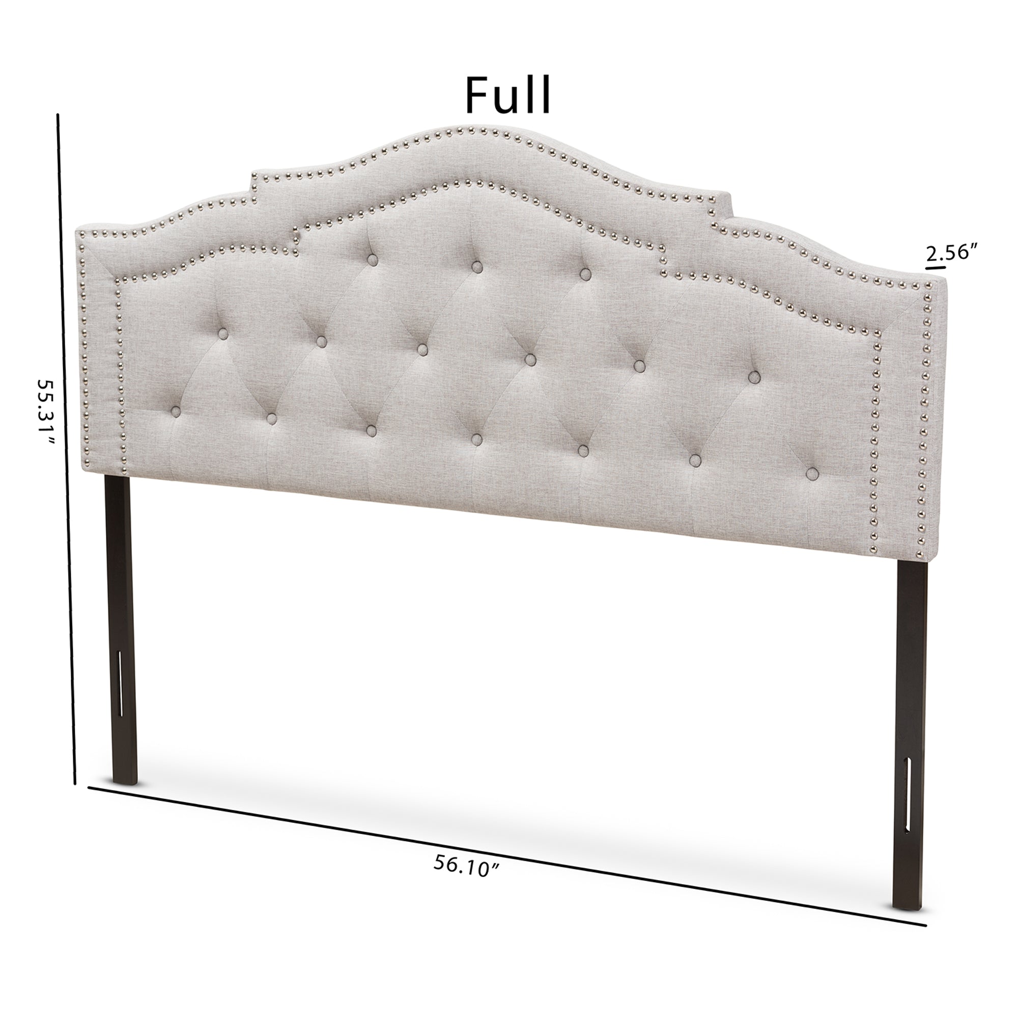 Edith Modern and Contemporary Fabric Headboard
