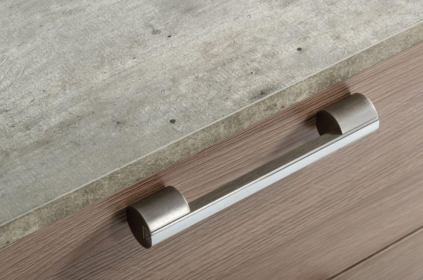Boston Modern Brushed Stainless Steel Dresser