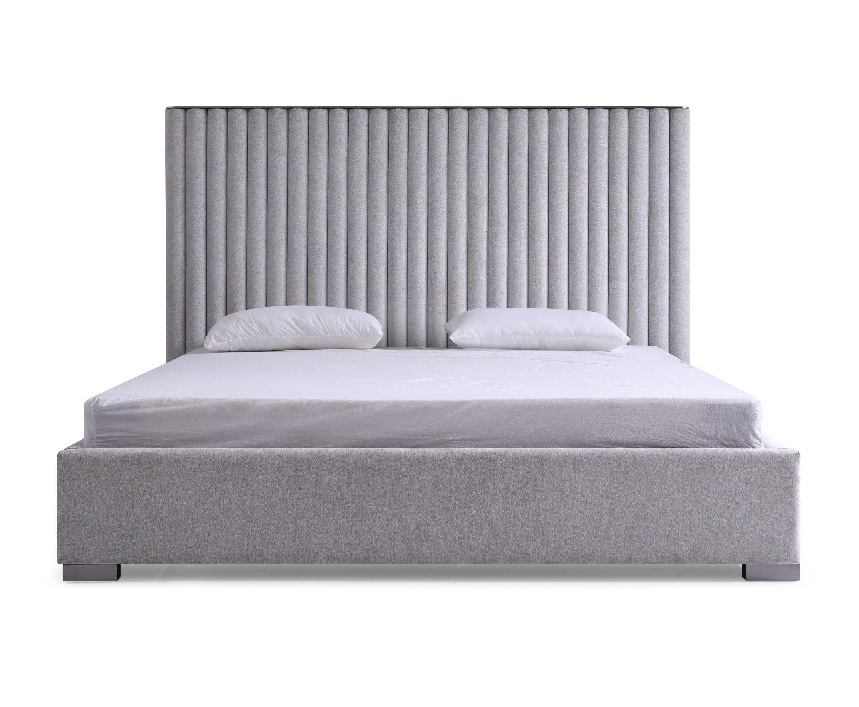 Splendor Velvet Upholstered Platform Bed