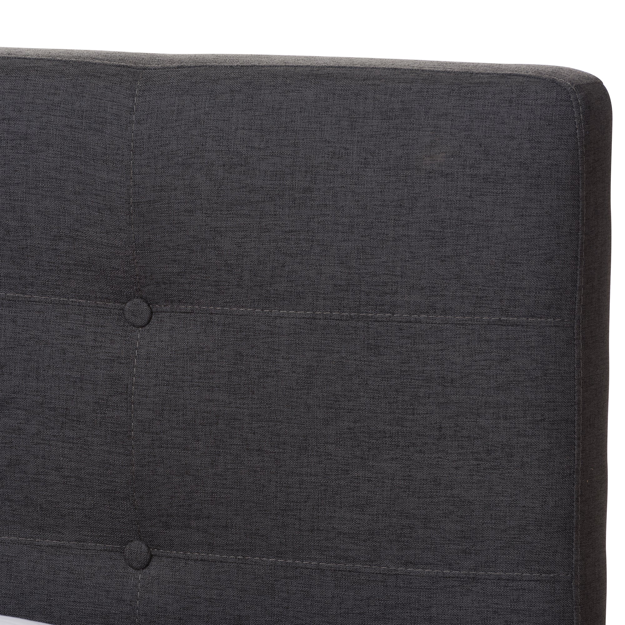 Valencia Mid-Century Modern Fabric Platform Bed