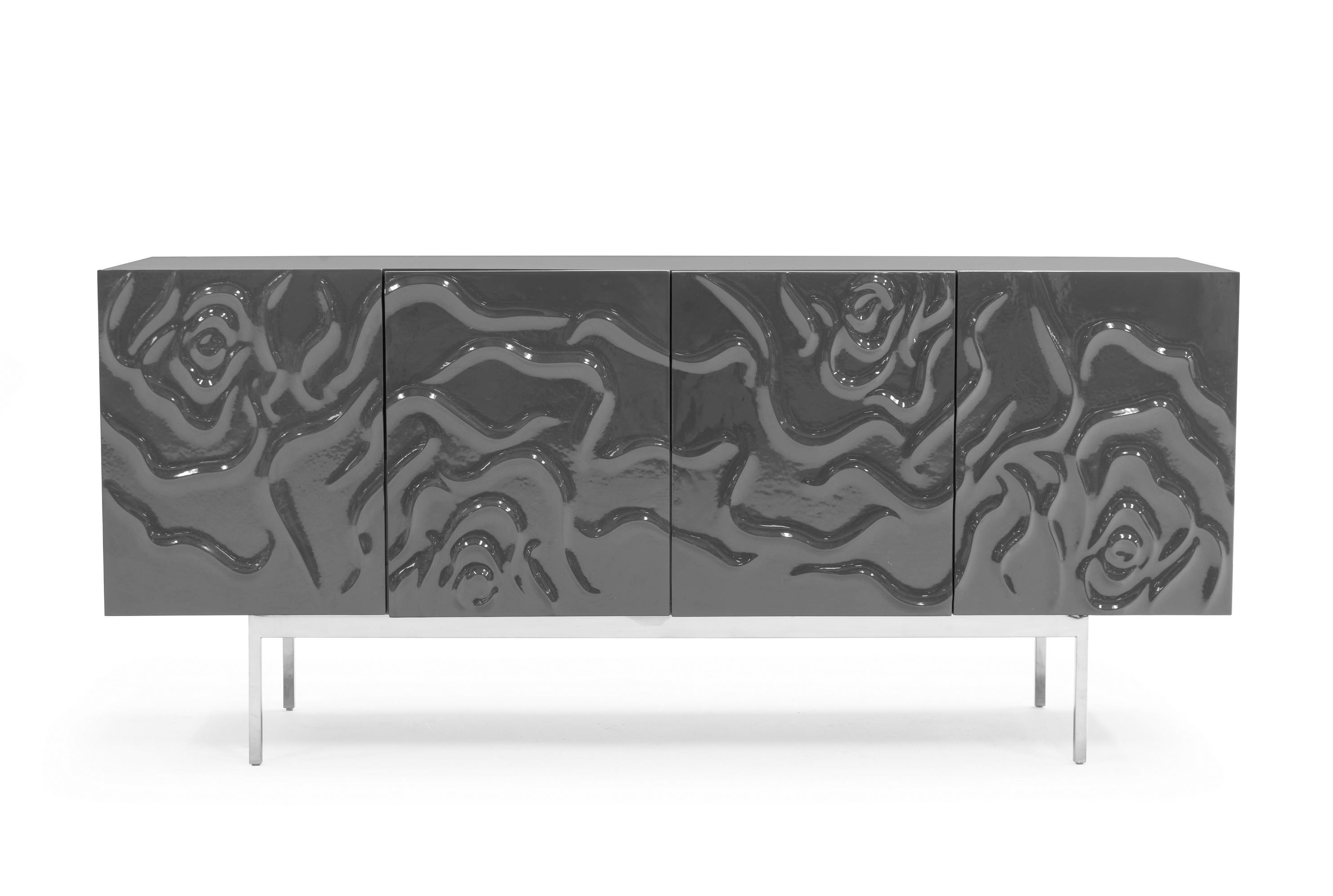 Gwen Modern High Gloss Buffet