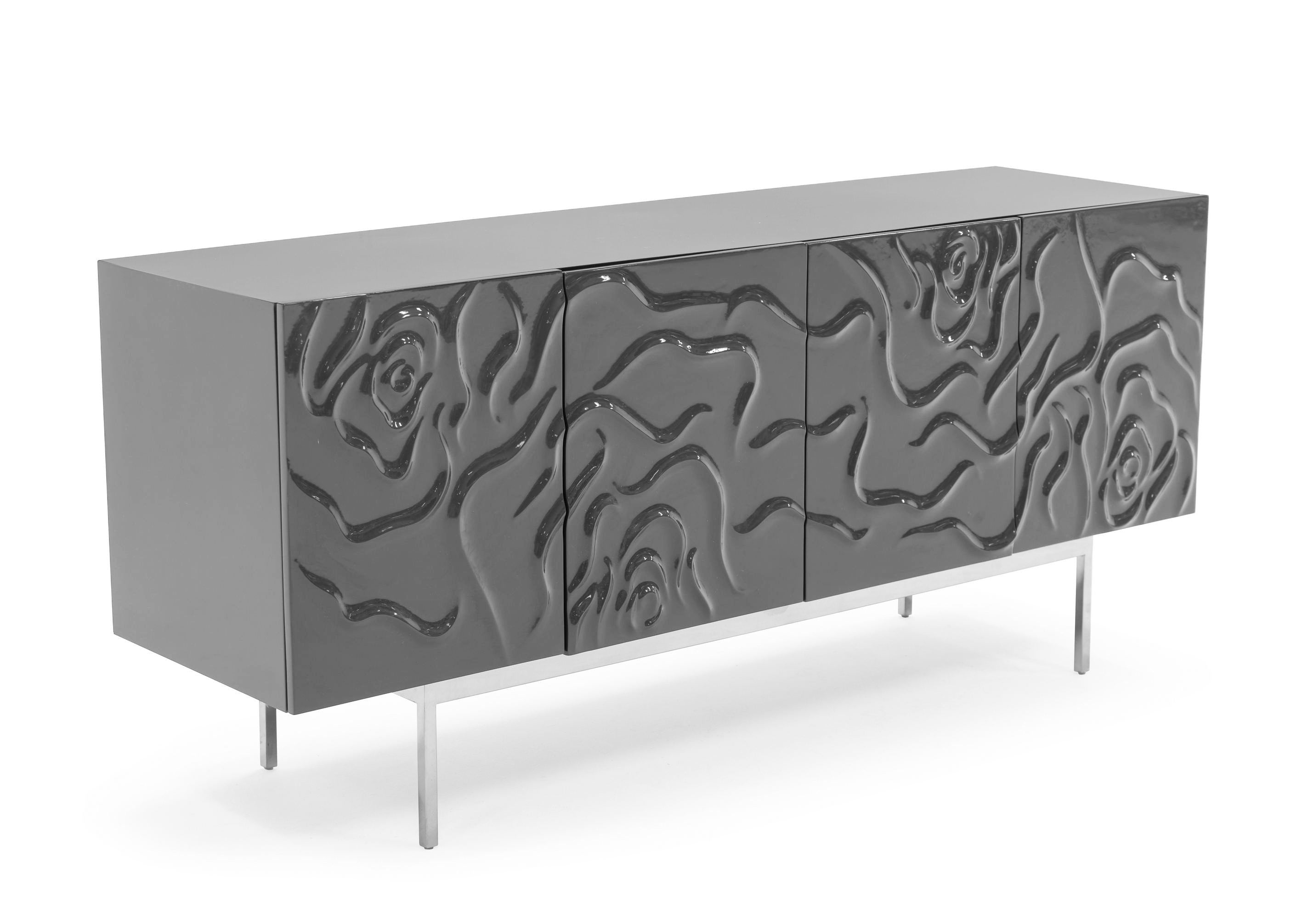 Gwen Modern High Gloss Buffet