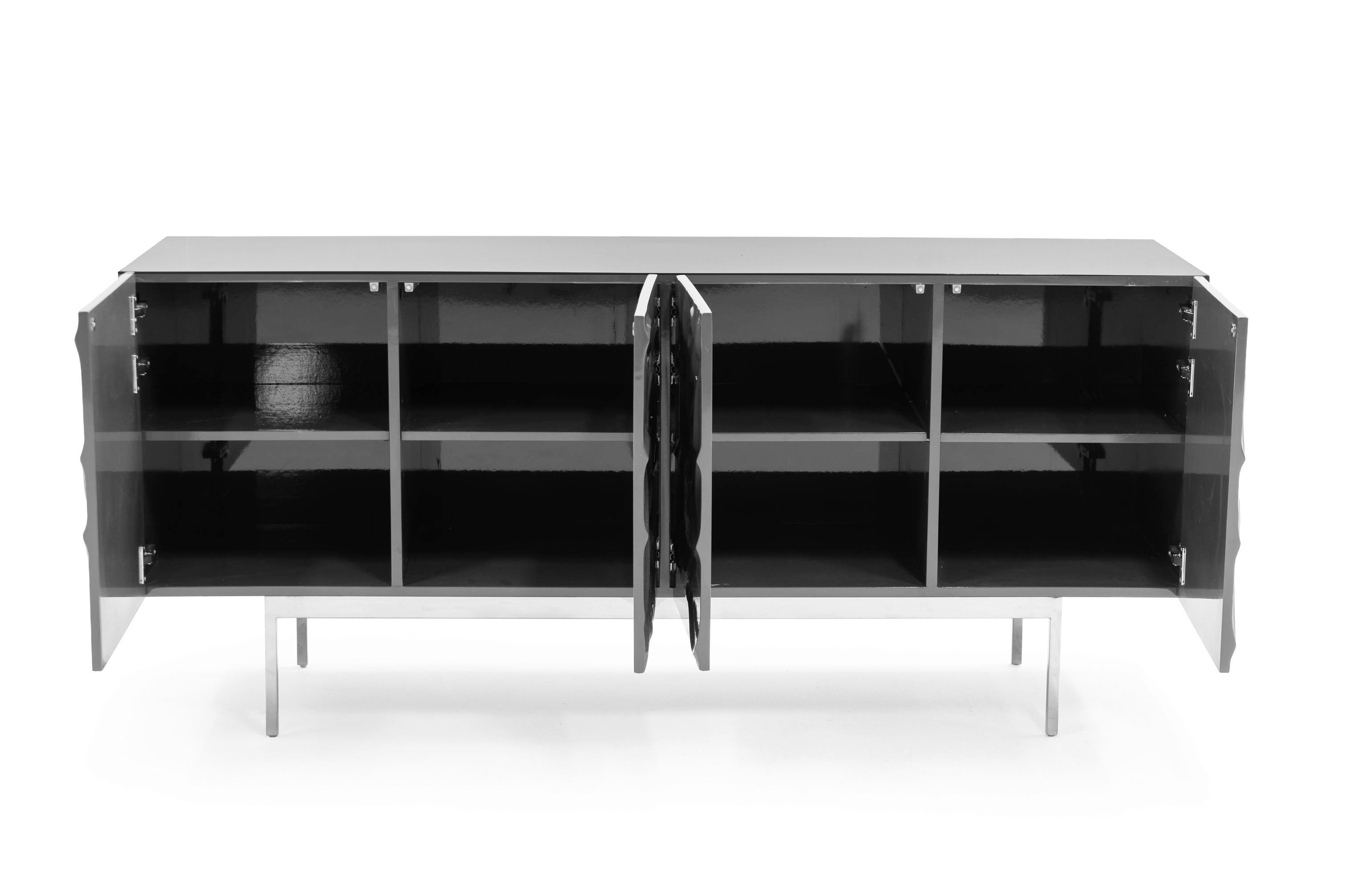 Gwen Modern High Gloss Buffet