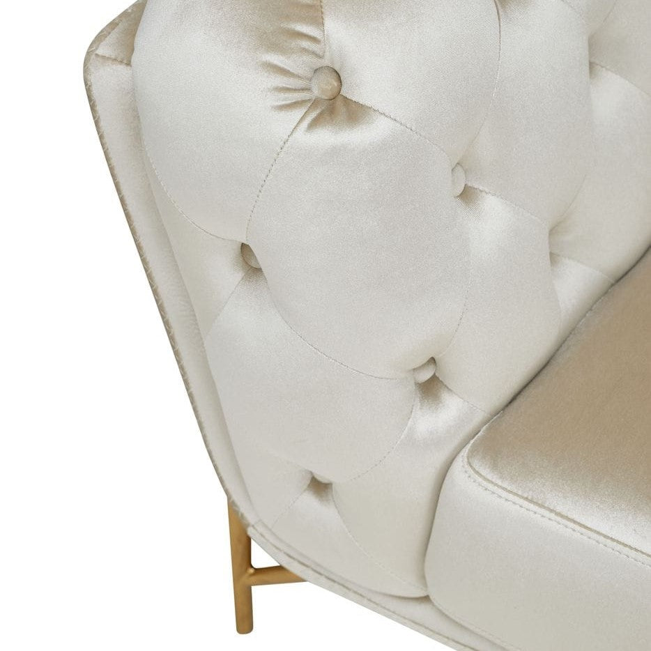 Stella Transitional Velvet Sofa