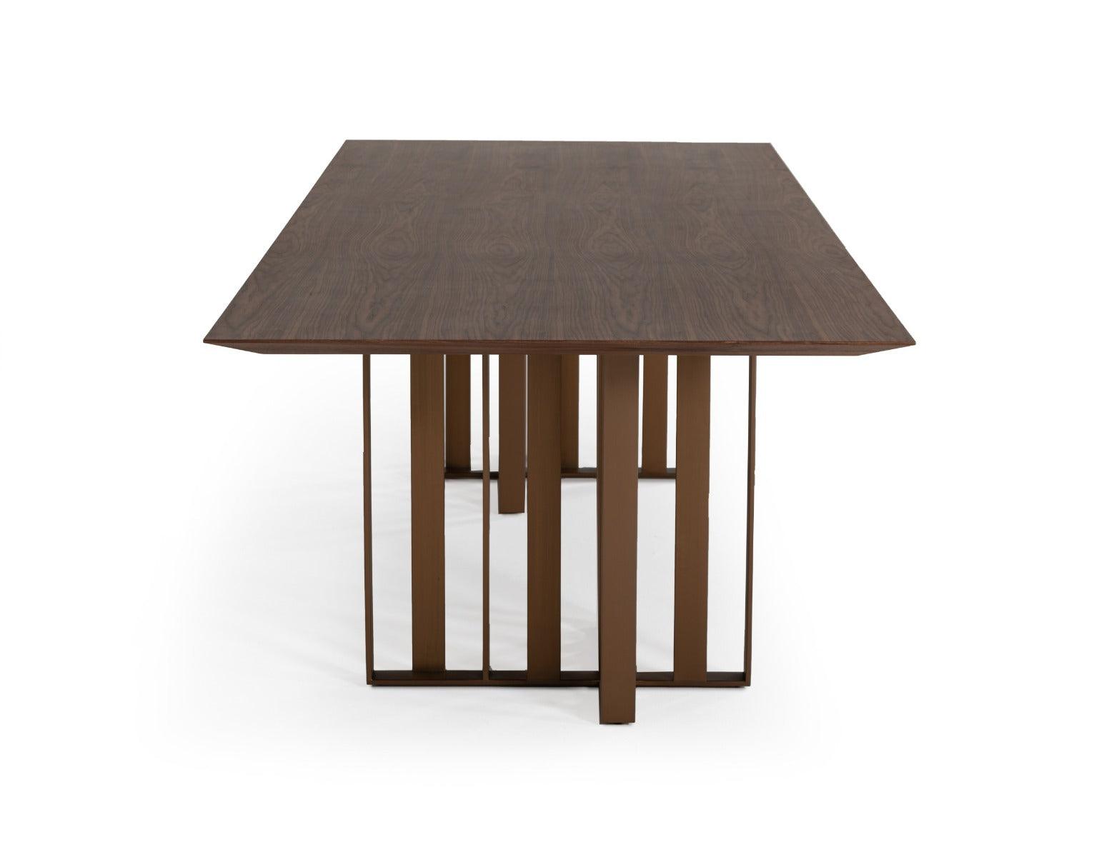 Livia Modern Stainless Steel Dining Table