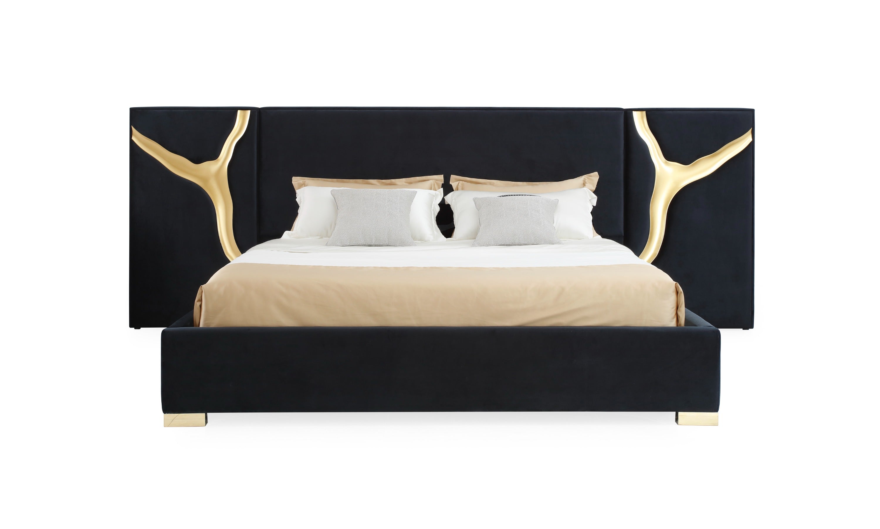 Aspen Glam Velvet Bed