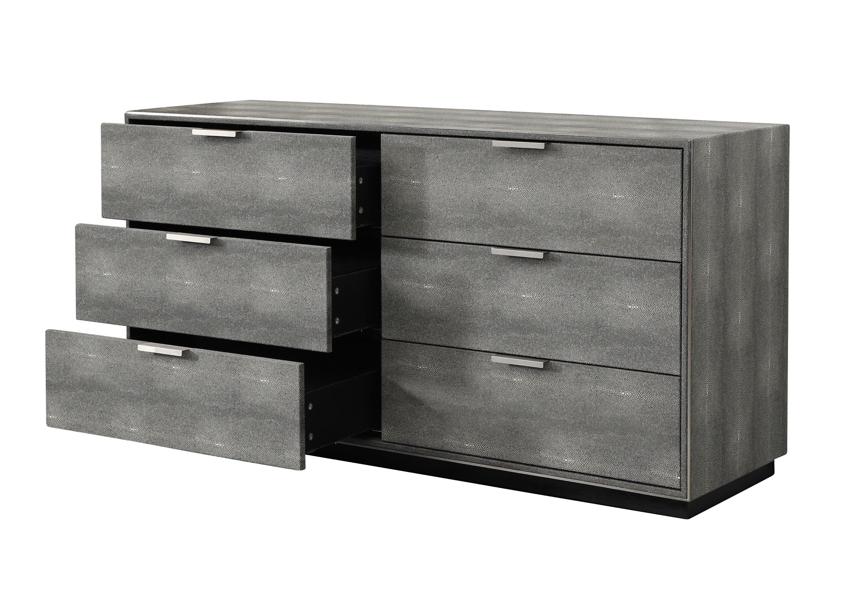 Dynasty Modern Shagreen Dresser