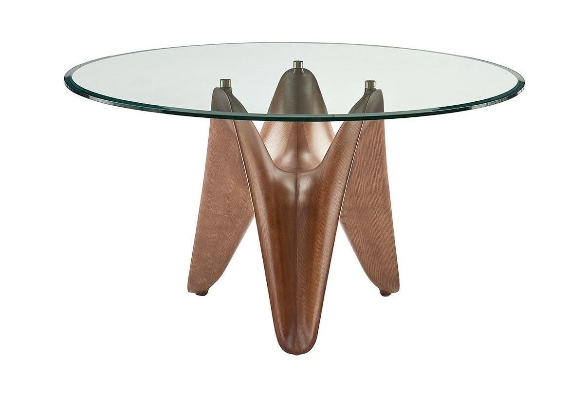 Seguin Round Glass Dining Table