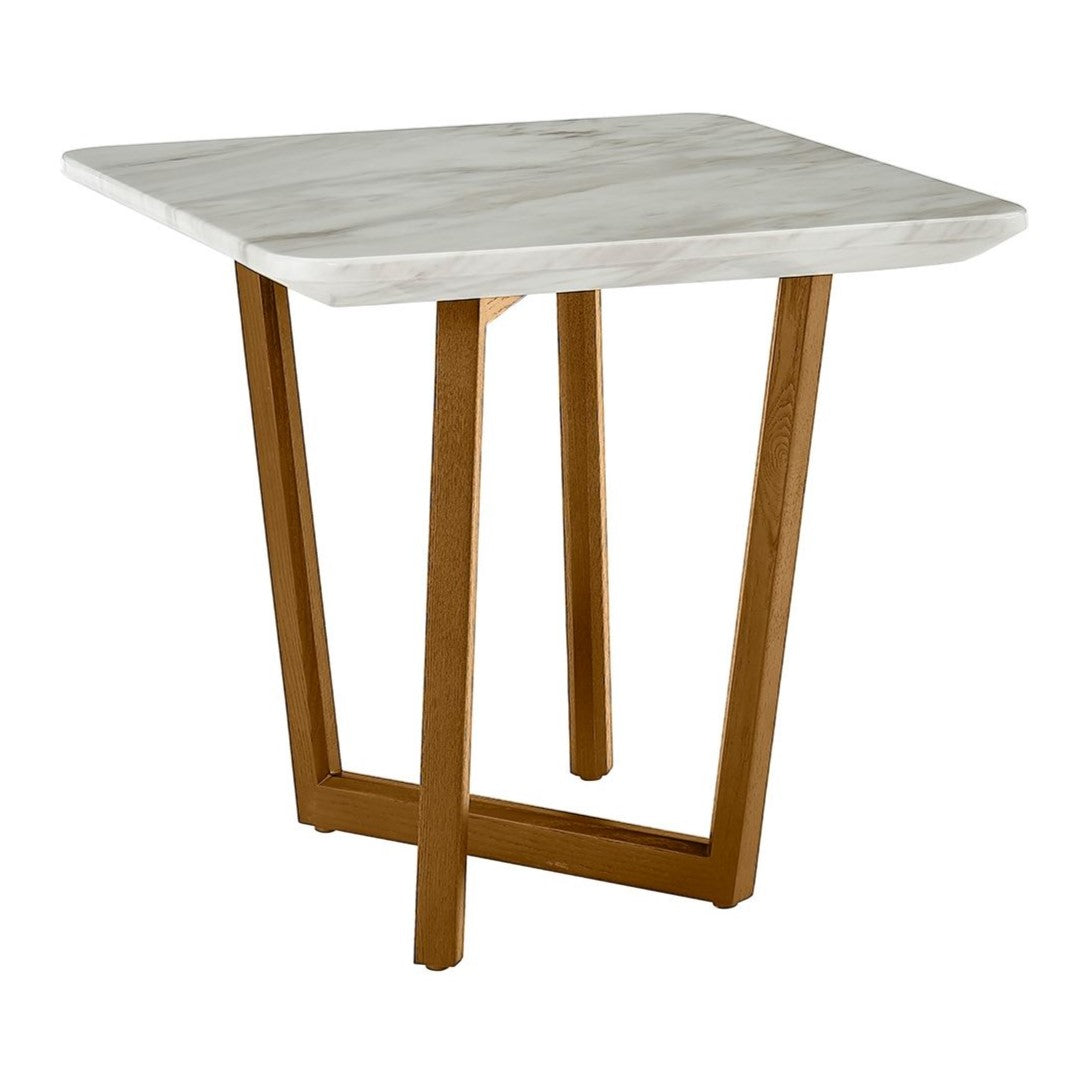 James Mid Century Ceramic End Table