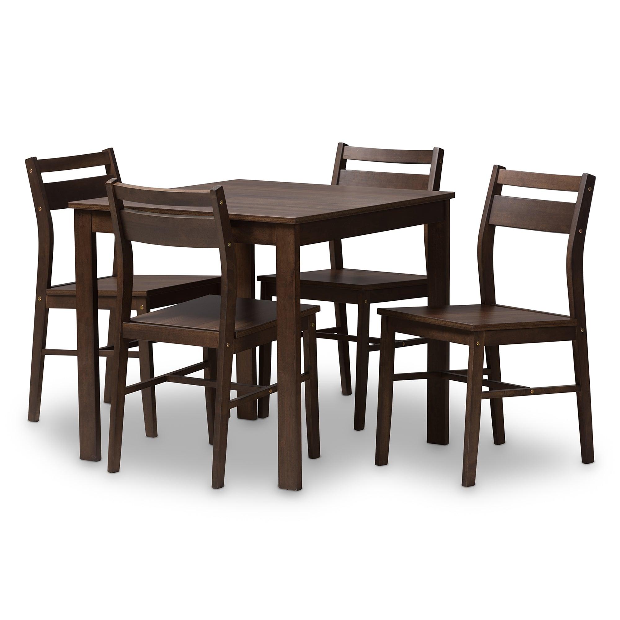 Lovy Modern and Contemporary -Finished 5-Piece Dining Set