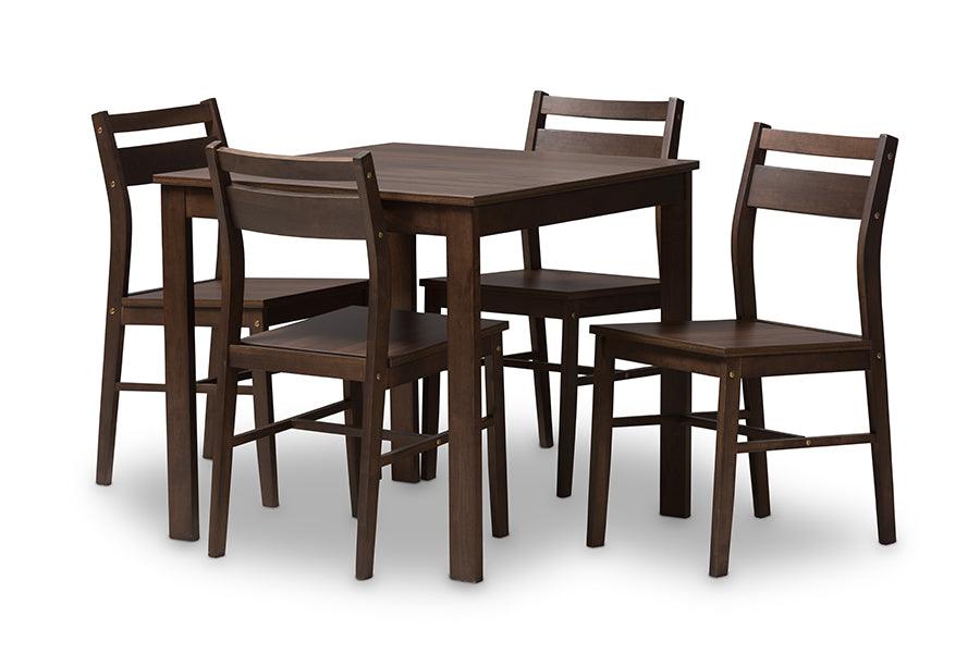 Lovy Modern and Contemporary -Finished 5-Piece Dining Set