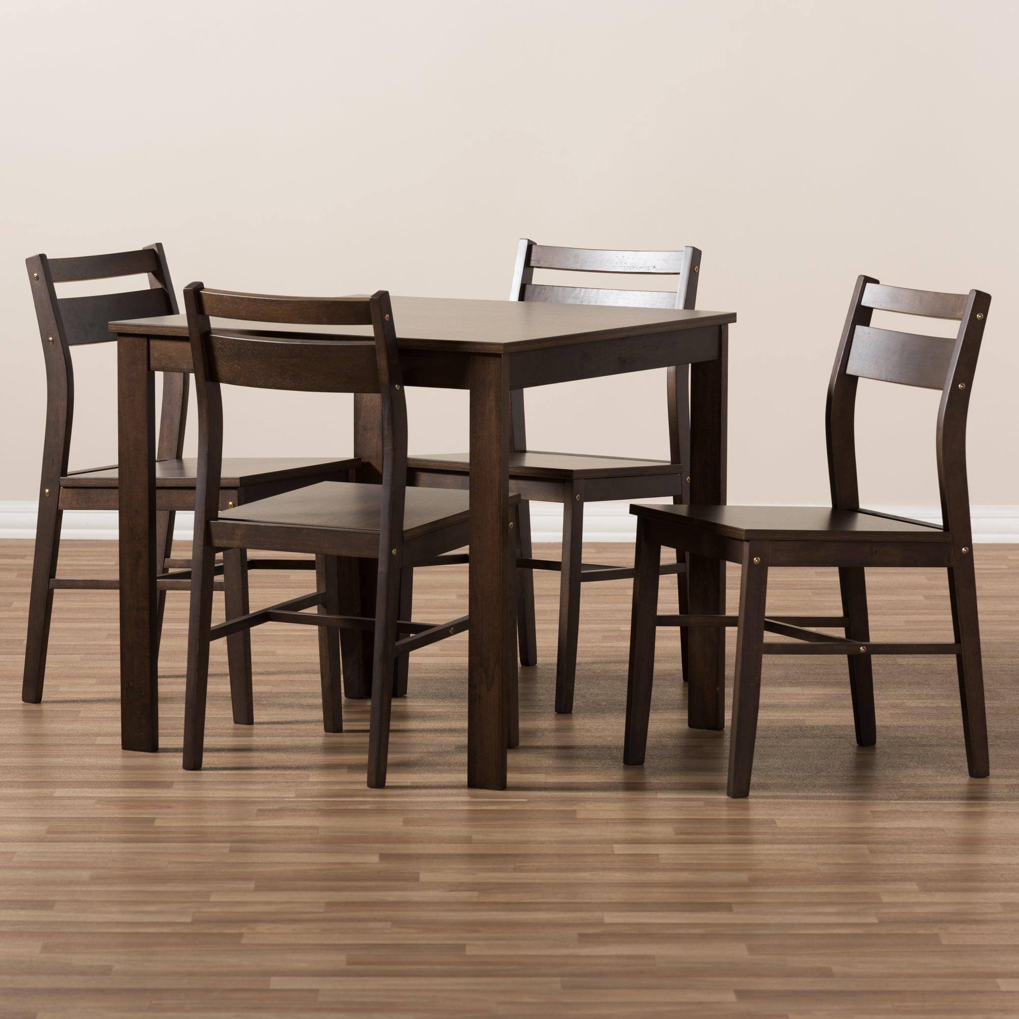 Lovy Modern and Contemporary -Finished 5-Piece Dining Set