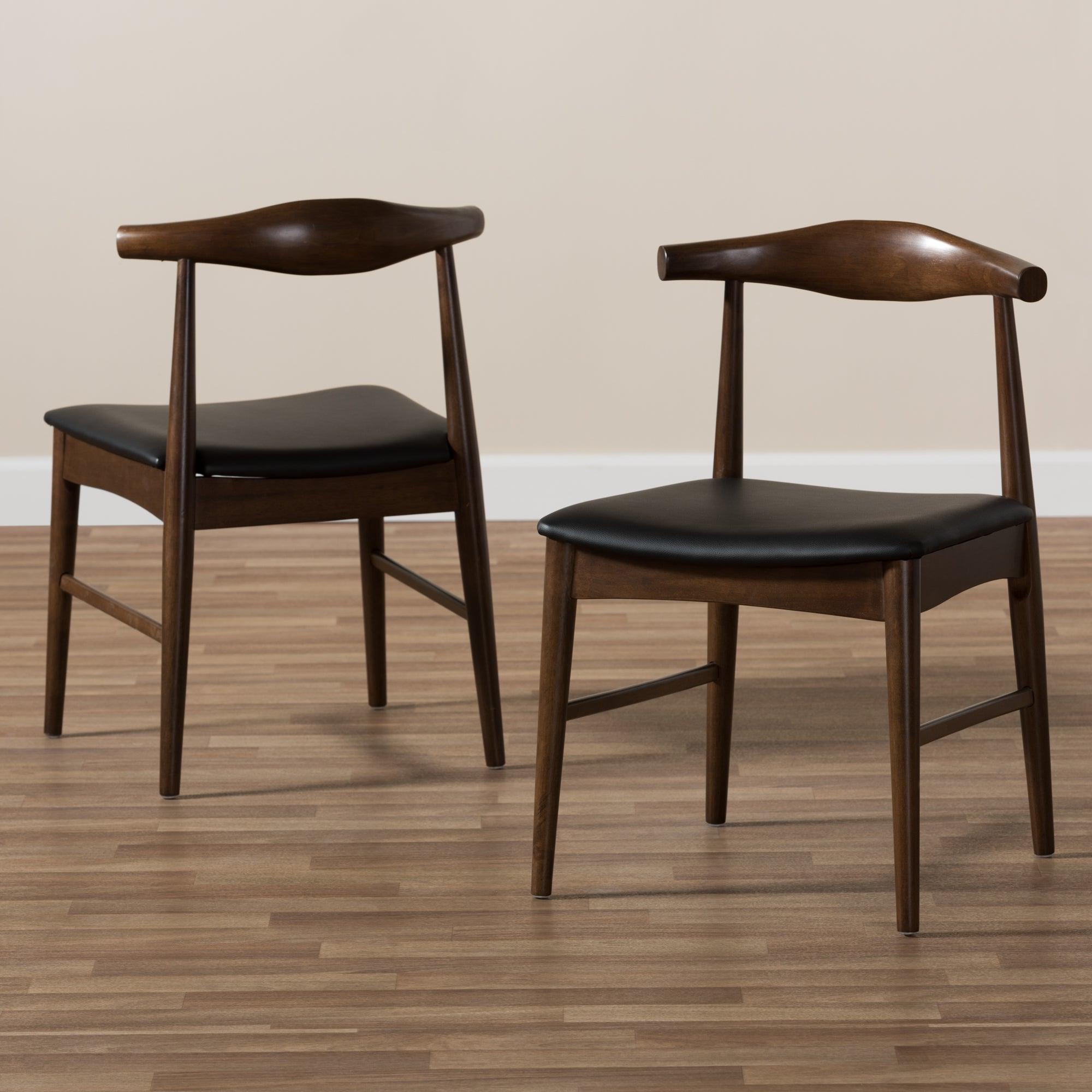 Winton Mid-Century Modern Wood Dining Chair (Set of 2)