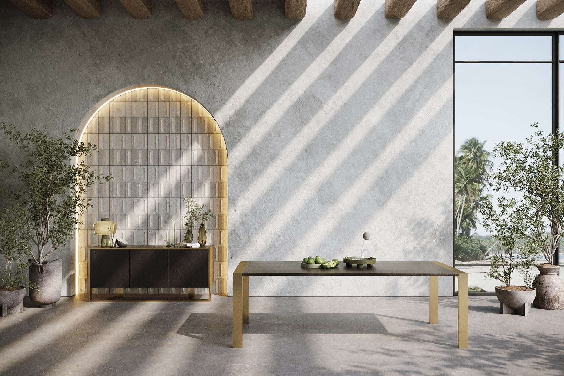 Modern Fauna Wenge and Buffet