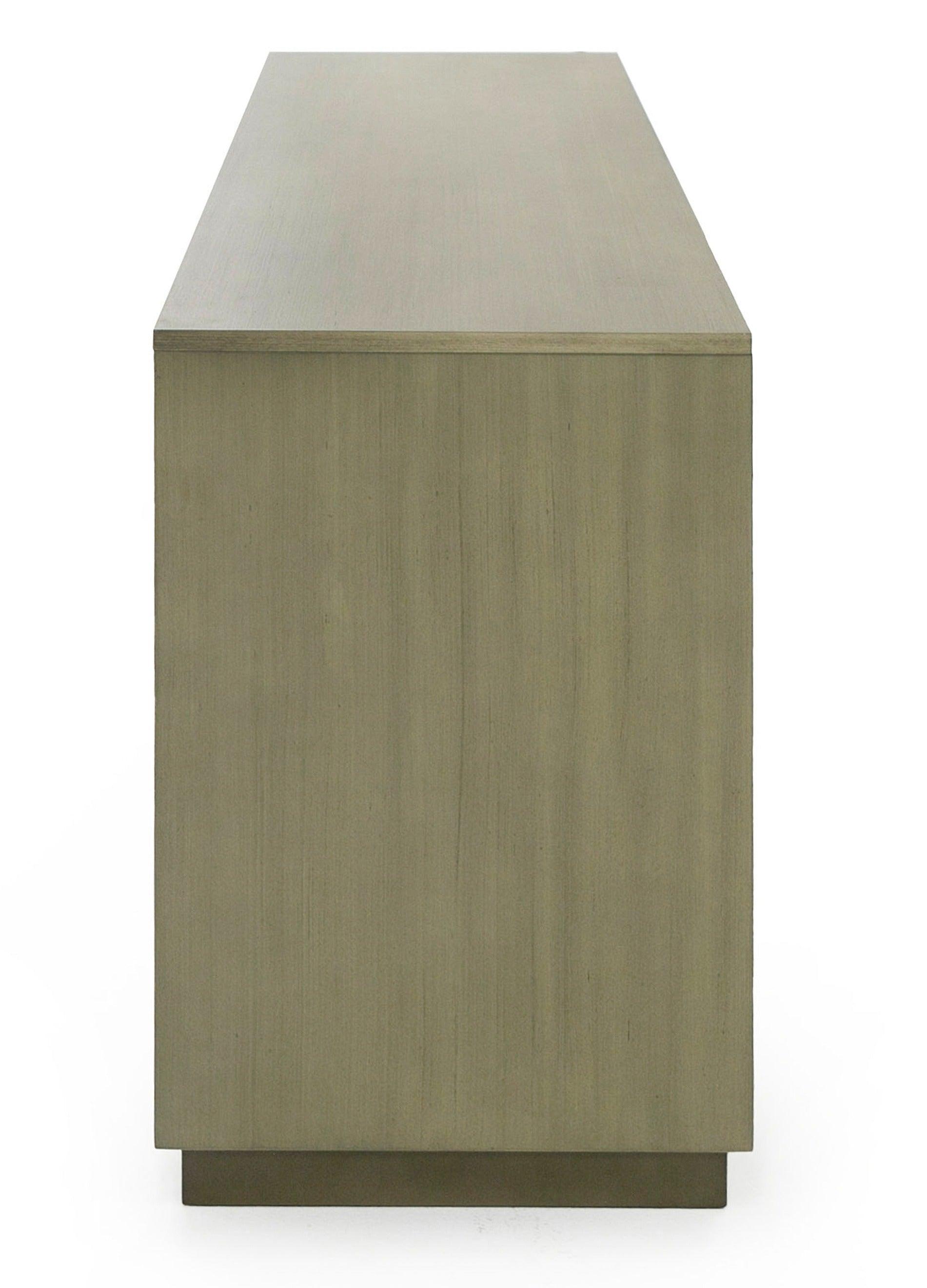 Nixa Modern Wide Birch and Brushed Dresser