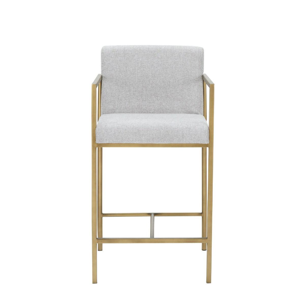 Modrest Burnham Contemporary Fabric Counter Stool