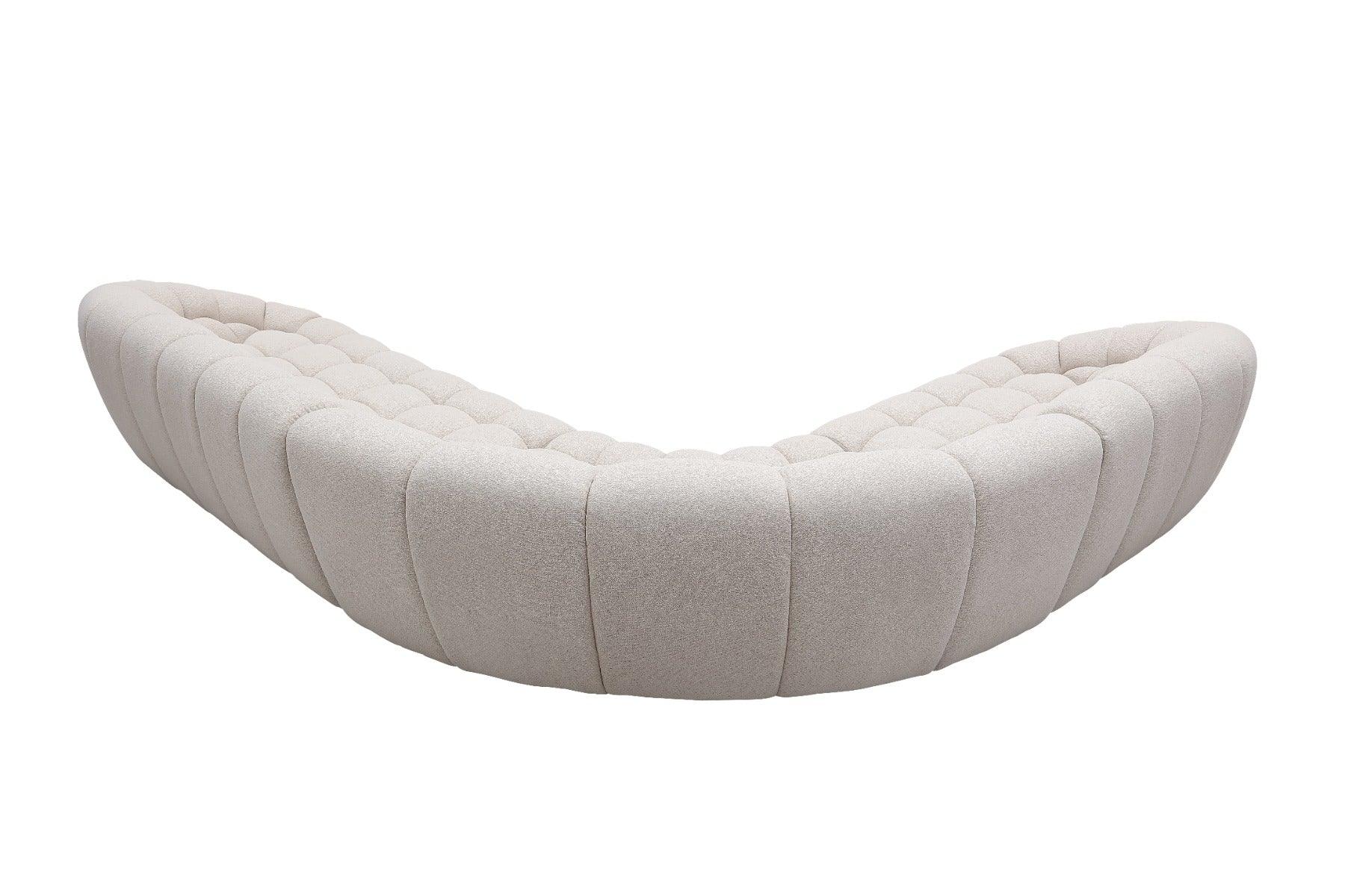 Yolonda Modern Curved Sectional Sofa