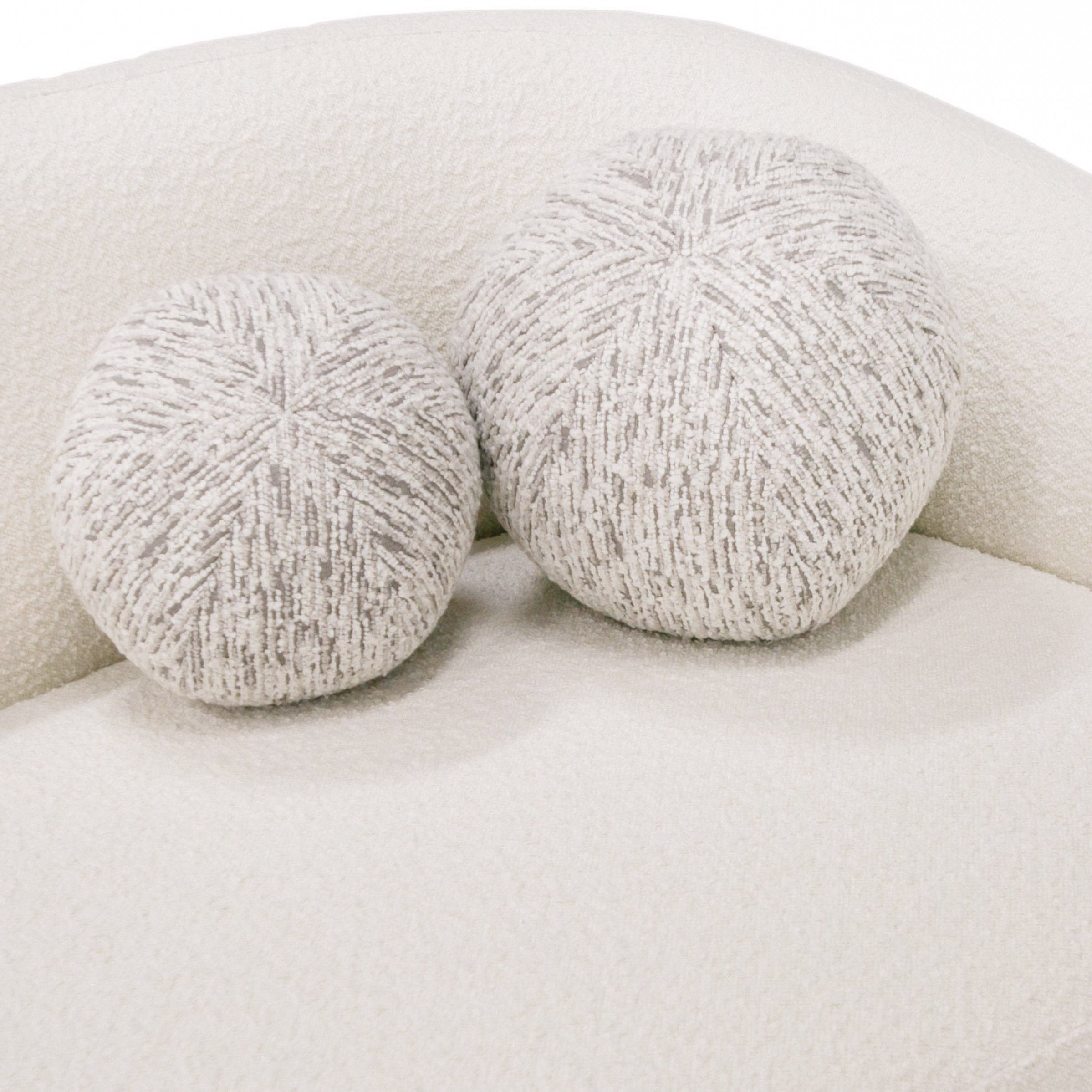 Joshua Modern 4-Seater Curved and Fabric Sofa