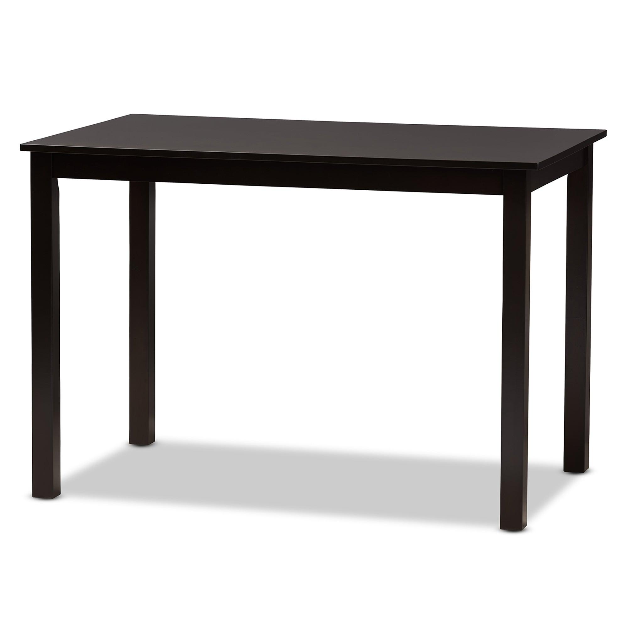 Avery Modern and Contemporary Faux Leather Upholstered 5-Piece Dining Set
