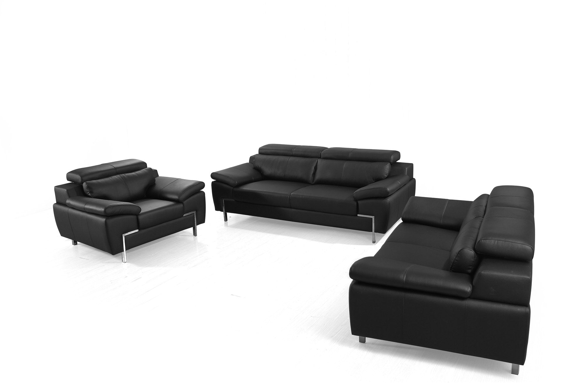 Divani Casa Grange - Modern Leather Sofa Set-Sofa Set-VIG-Wall2Wall Furnishings