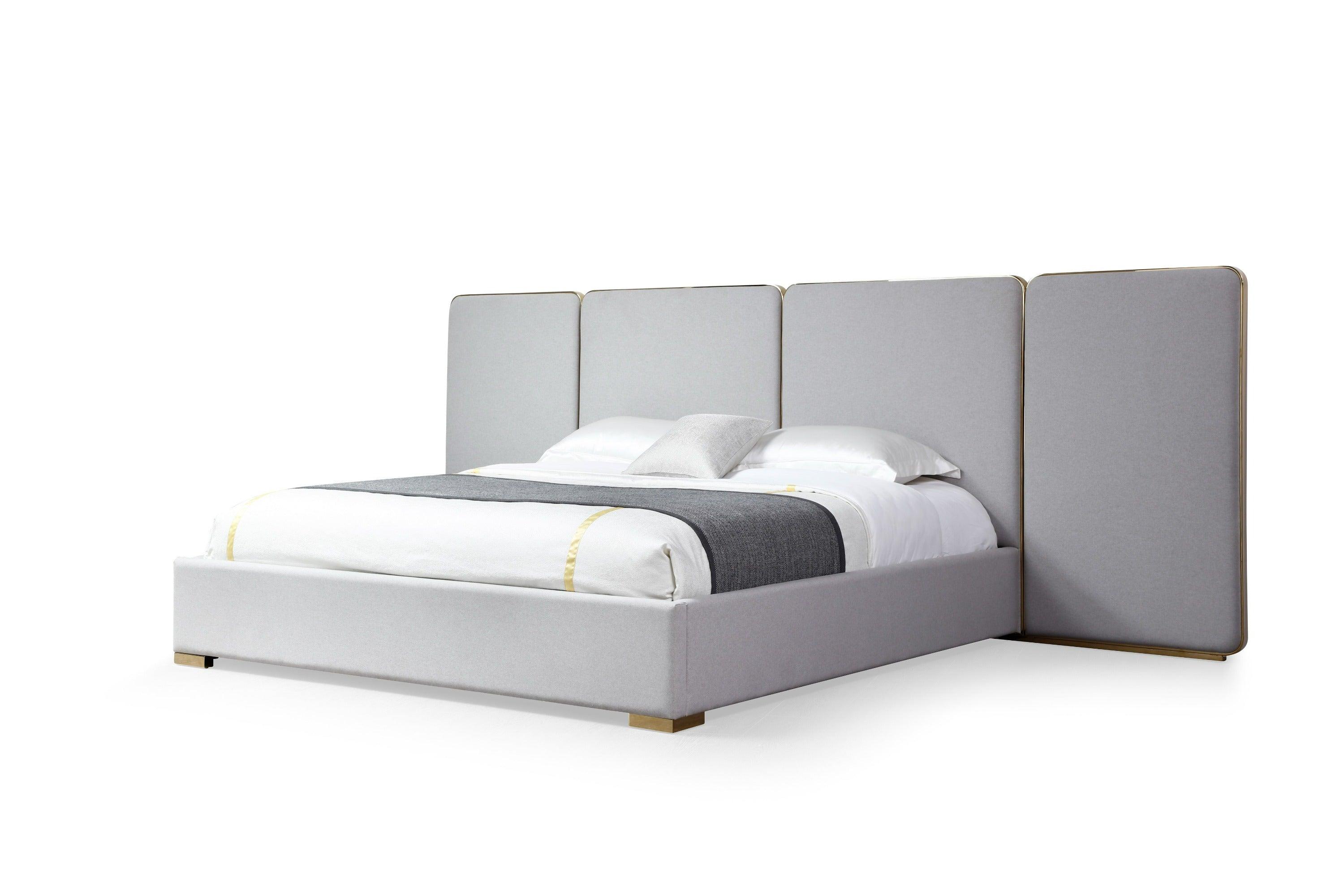 Athena Modern Linen Bed
