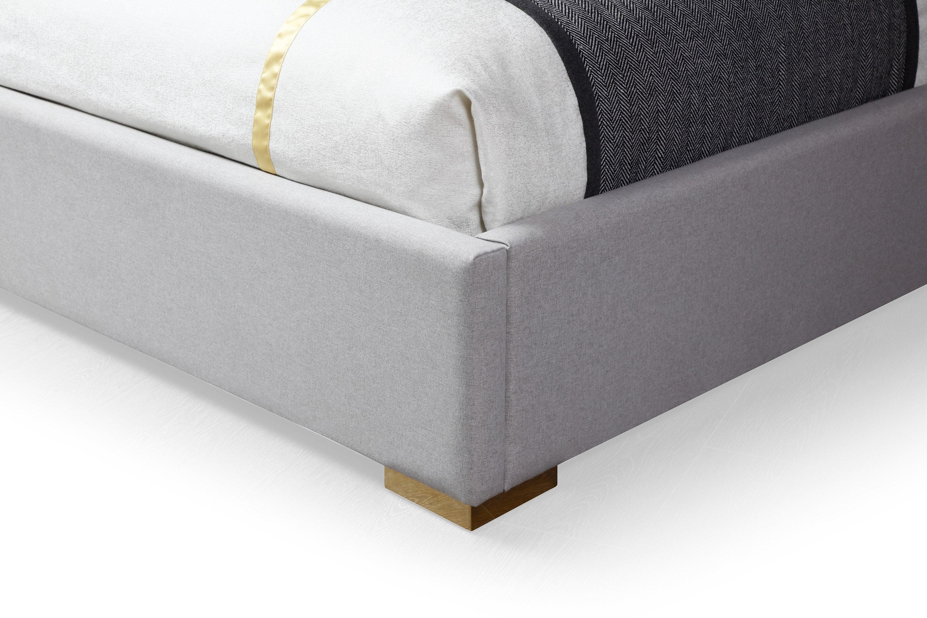 Athena & Rothsay Modern Fabric and Wenge Bedroom Set