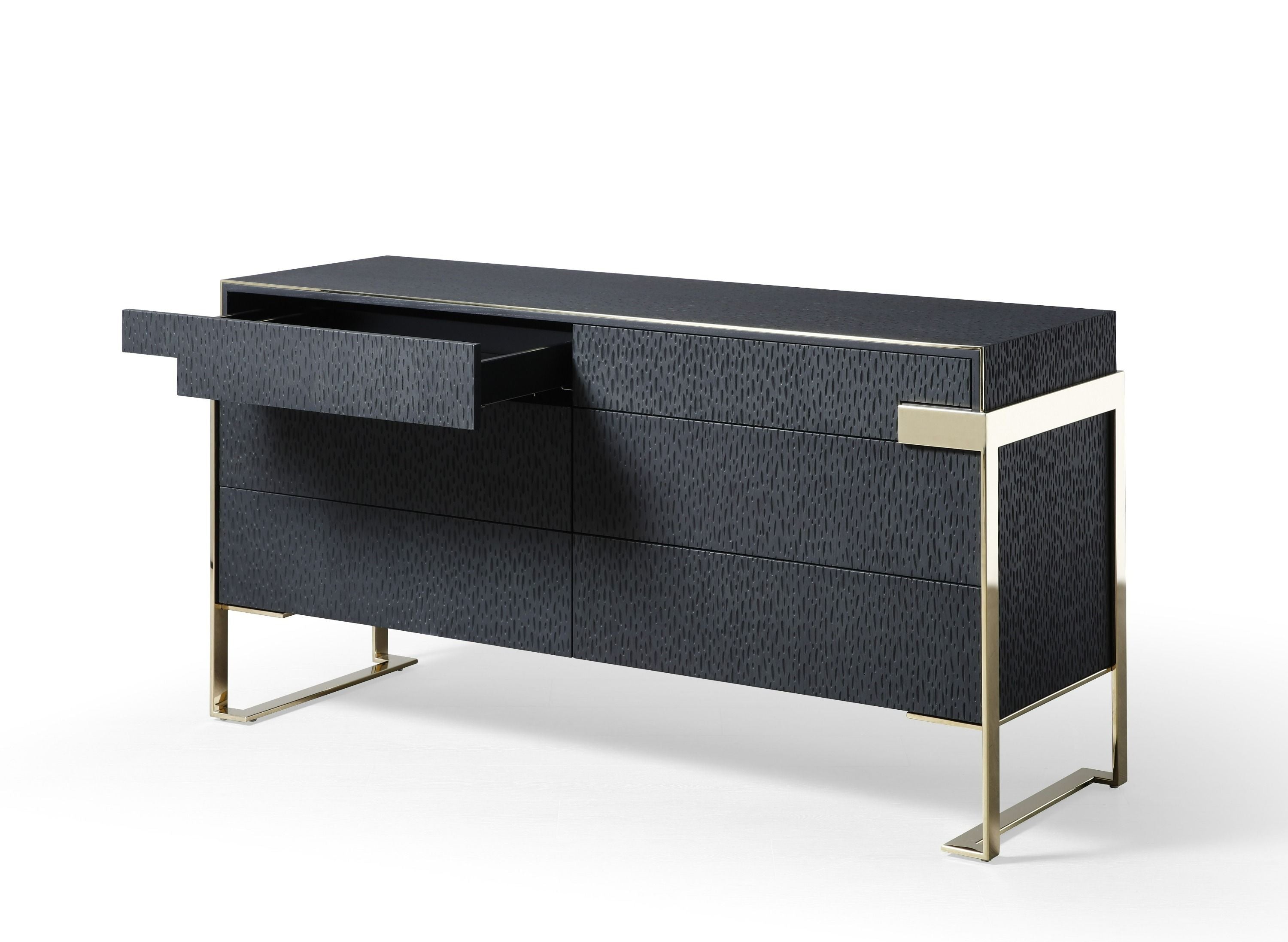 Athena & Rothsay Modern Fabric and Wenge Bedroom Set